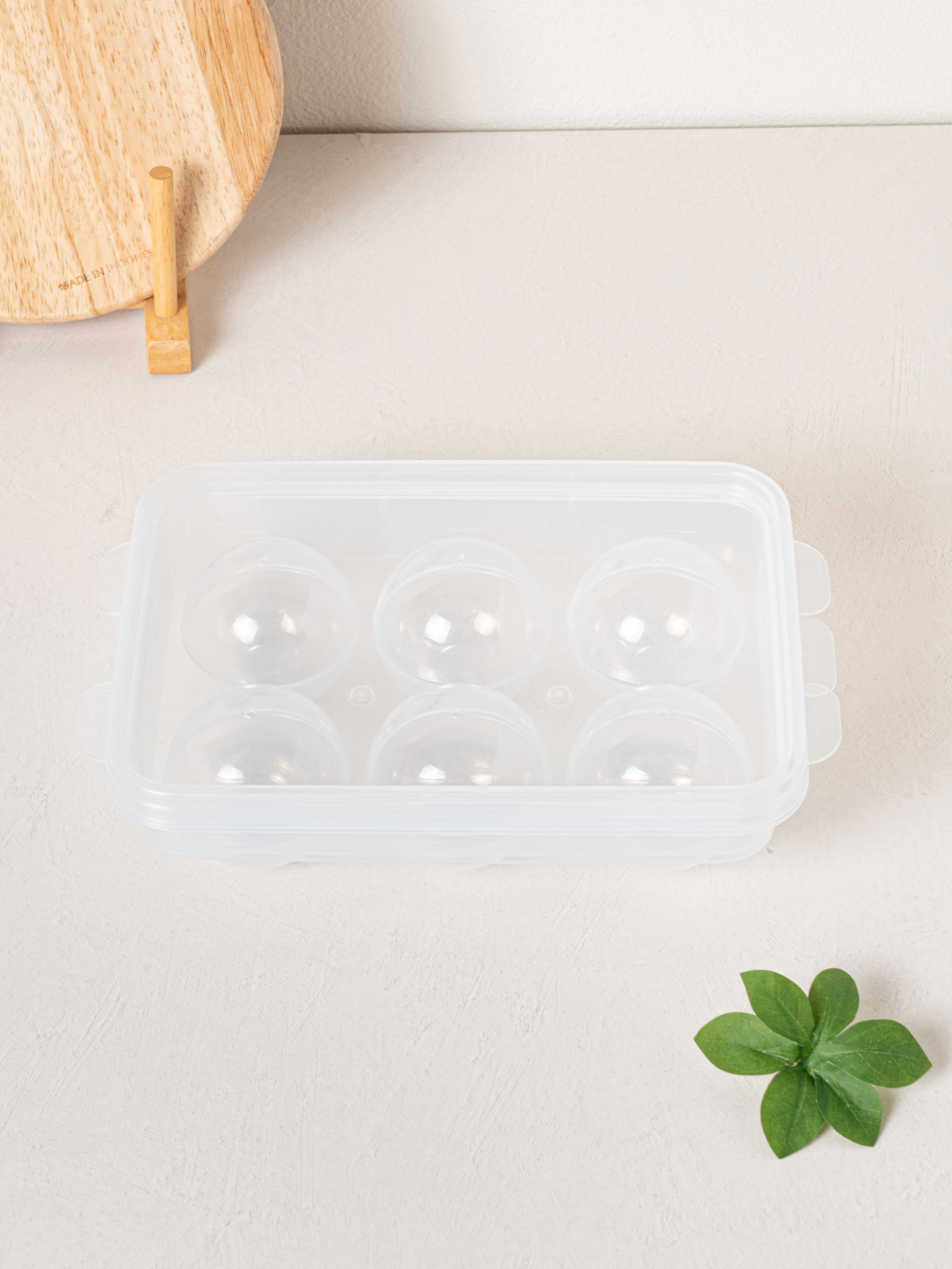 Ice tray round 6-hole 6 cm