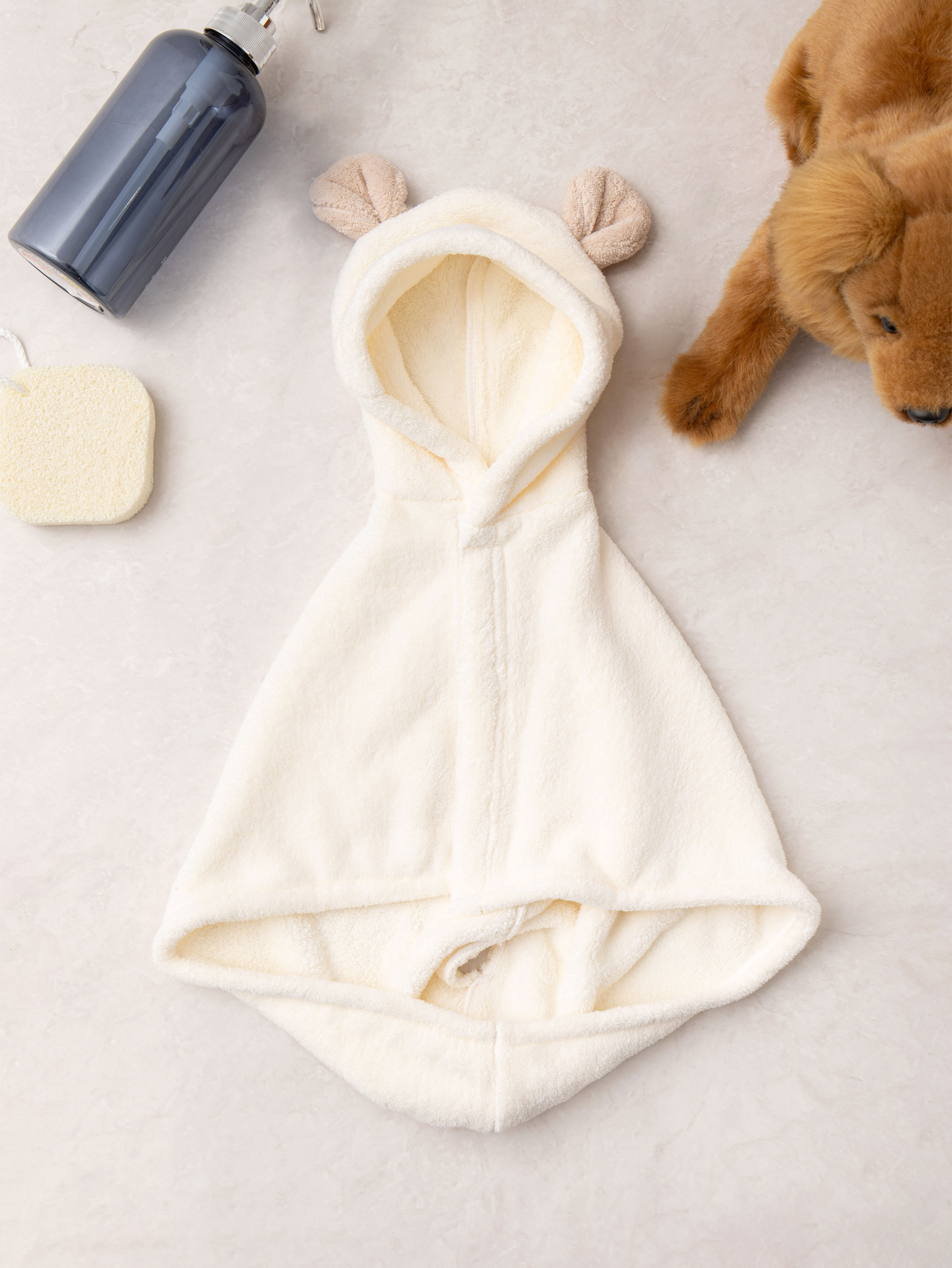 [Pet] Shower gown hood for pets