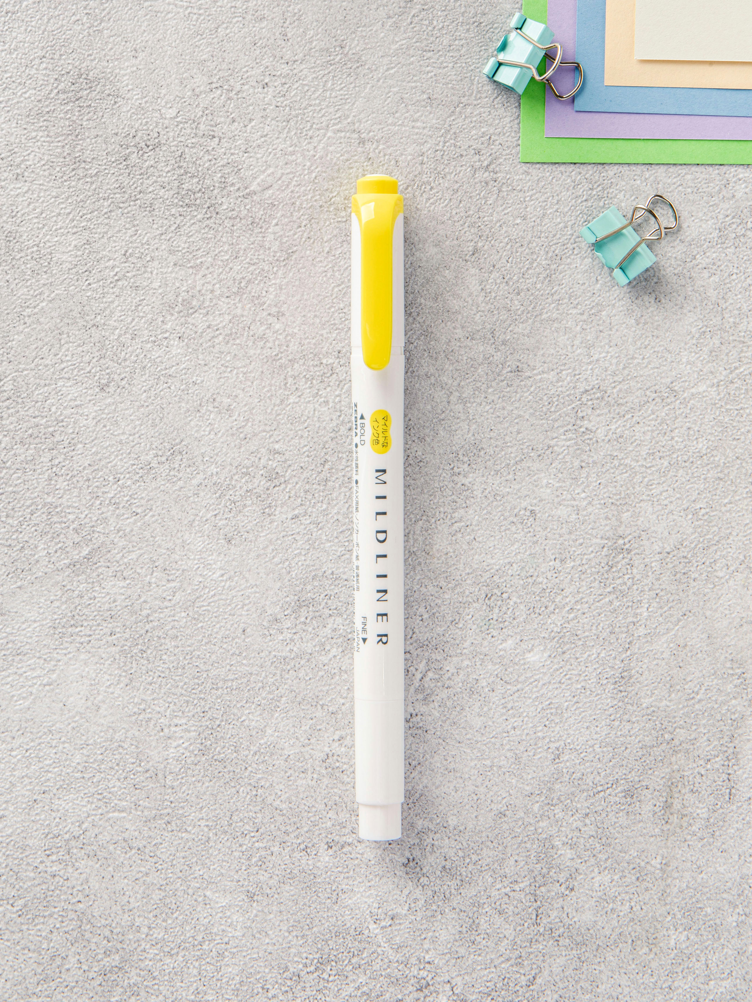 Zebra Mild Liner Twin Lemon Yellow