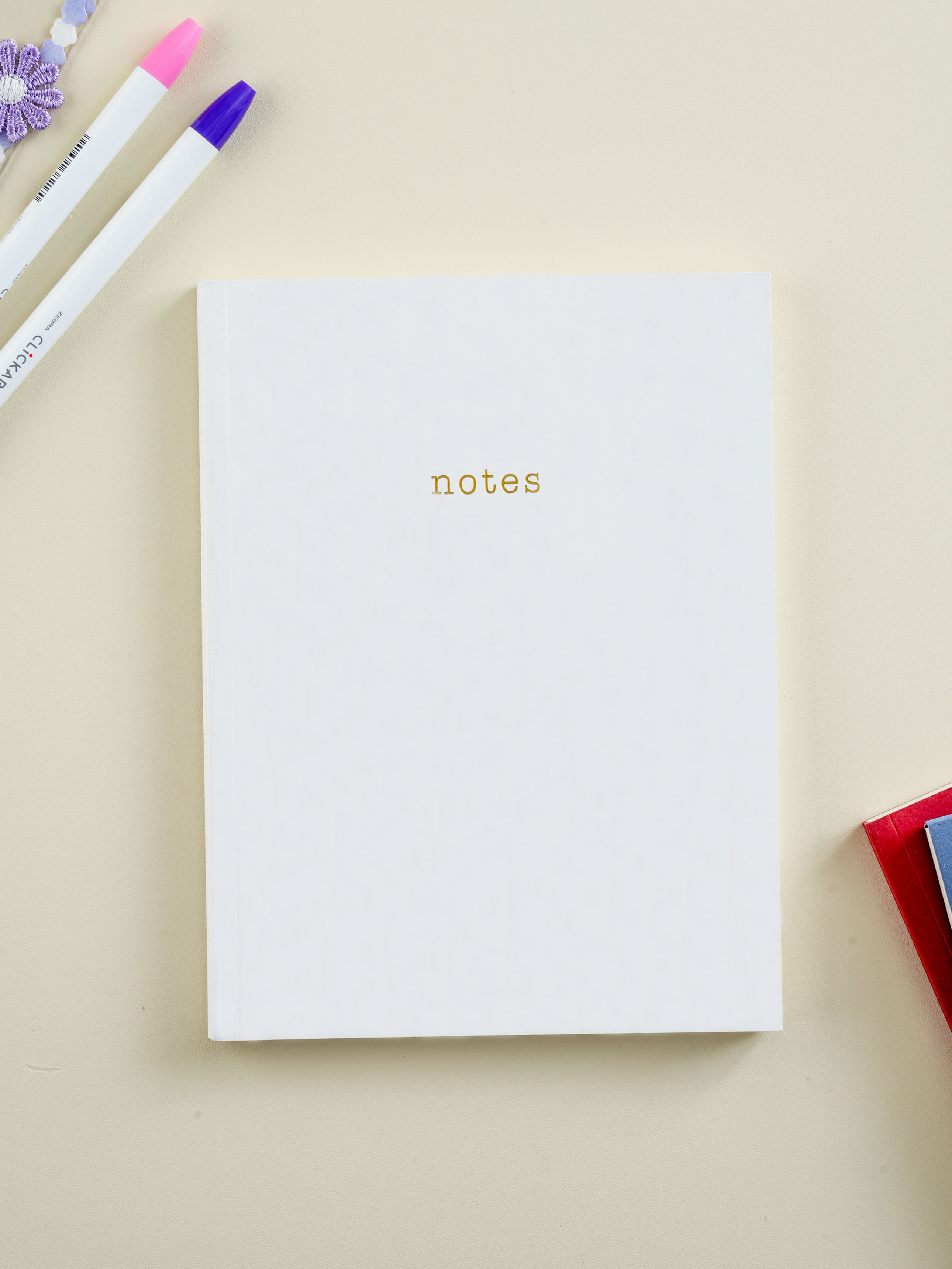 Binding wired notebook A5 80 sheets corn