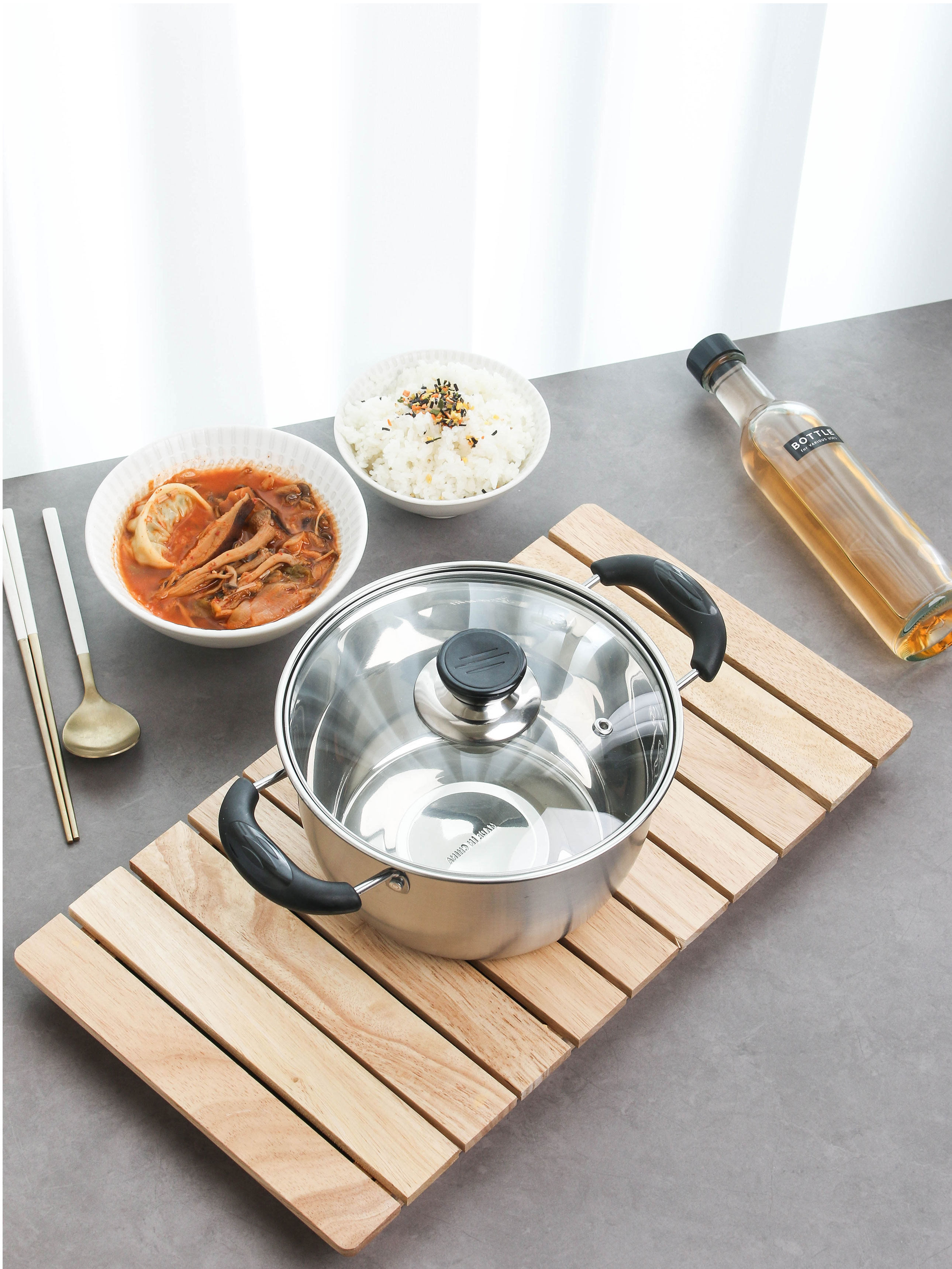 Stainless steel pumping pot 20cm