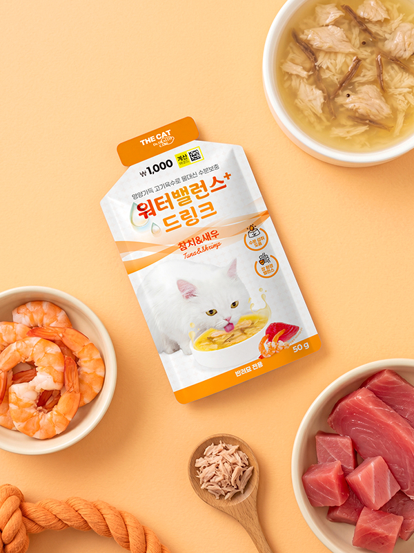 [펫] 더캣 워터밸런스 드링크 참치＆새우 50 g
