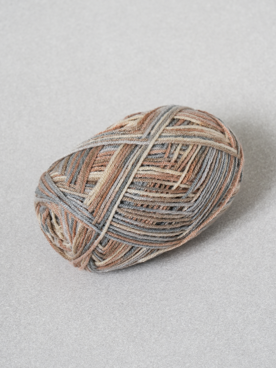 Mix color knitting yarn 50 g beige