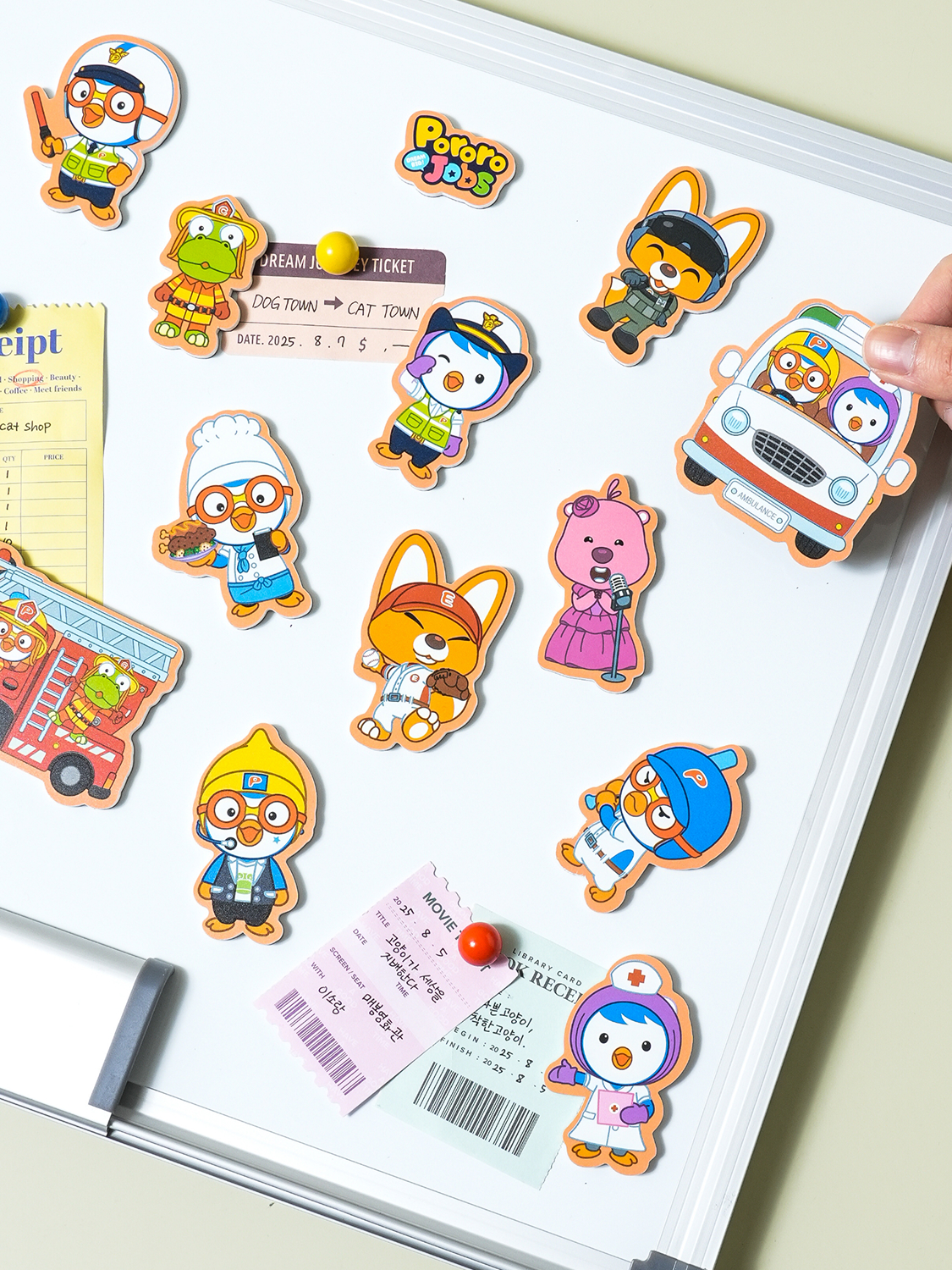 Board Magnet Pororo Occupation Play