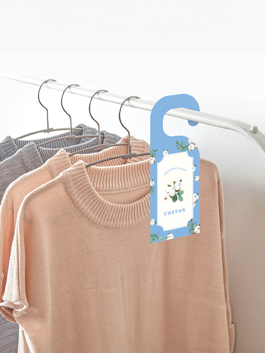2-pack cotton scent hanging air freshener