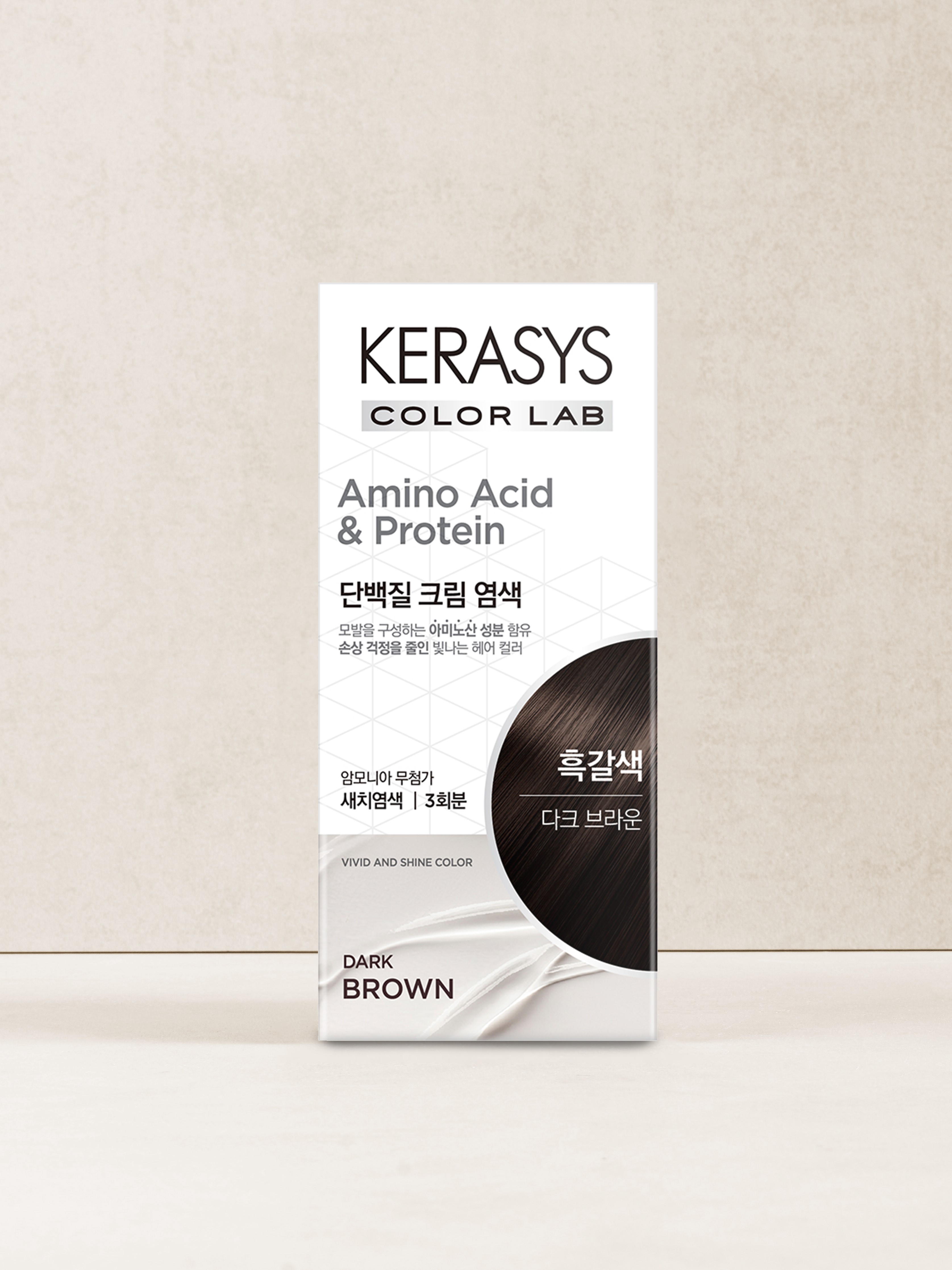 Kerasys protein cream dyeing (dark brown)