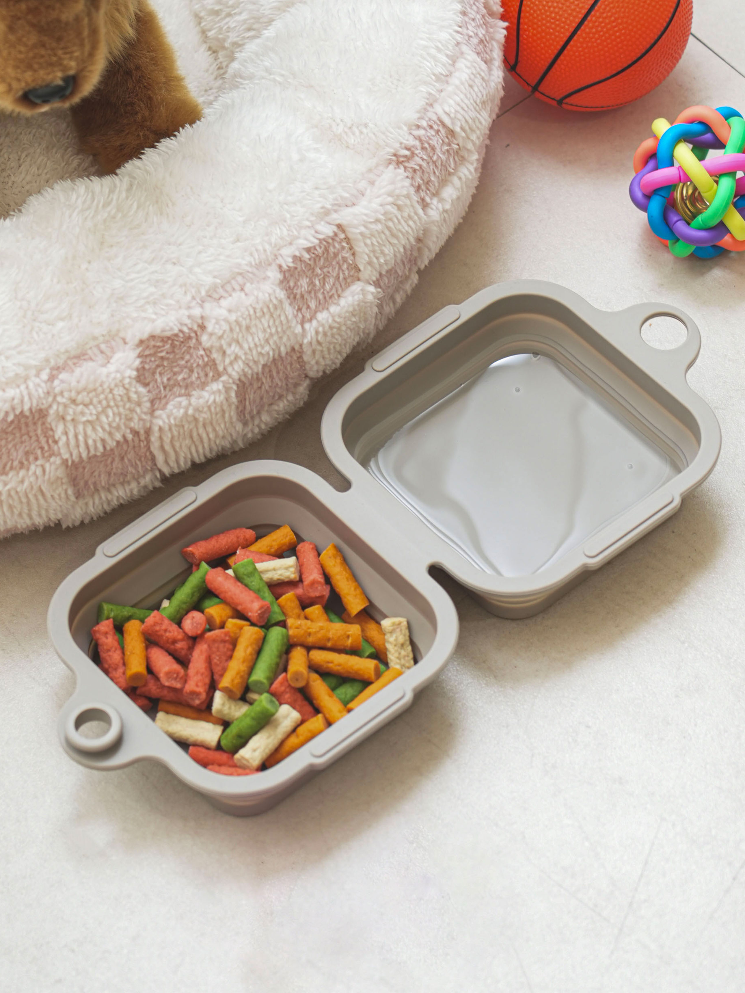 [Pet] Portable foldable tableware, 2-piece
