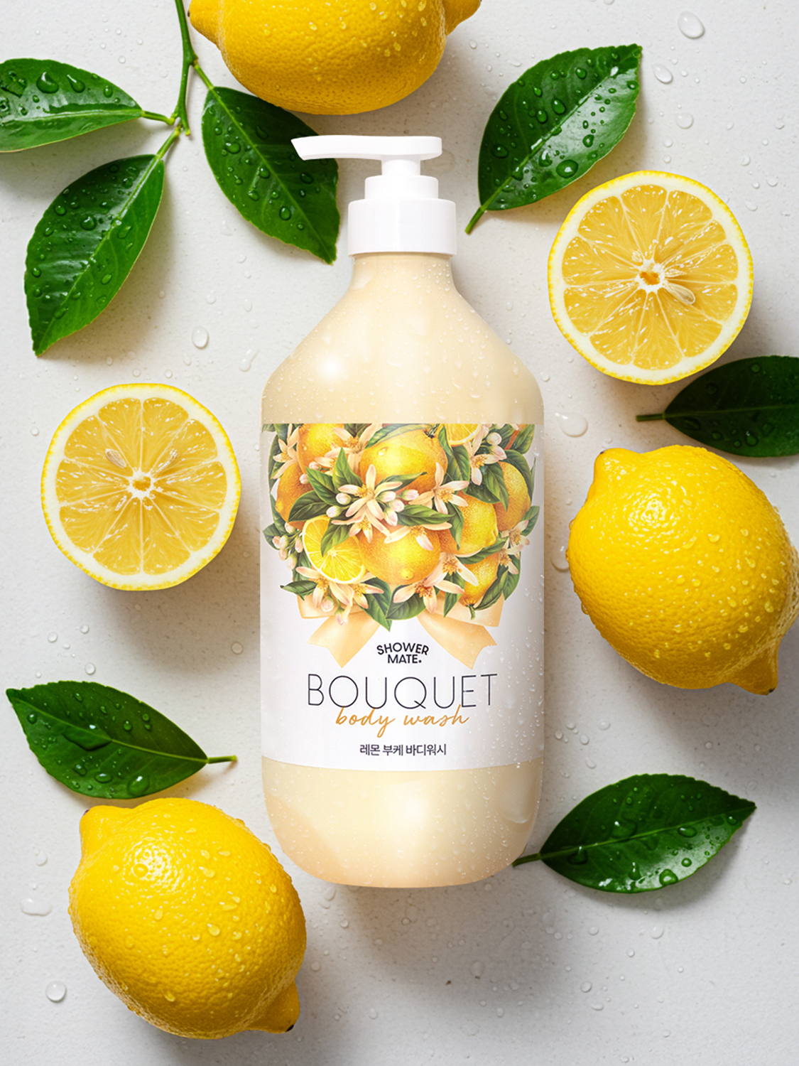 Shower Mate Bouquet Body Wash 1000 ml Lemon
