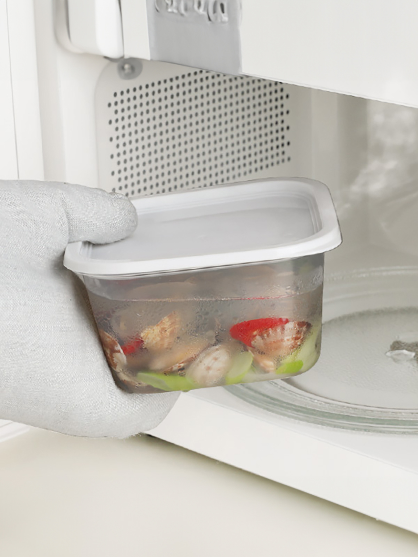 3 microwave storage containers, 700ml