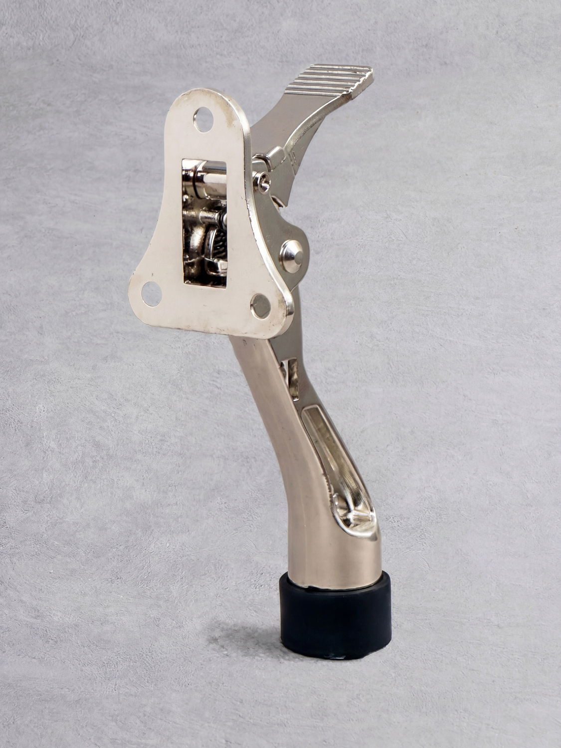 One-touch anti-closing door stopper