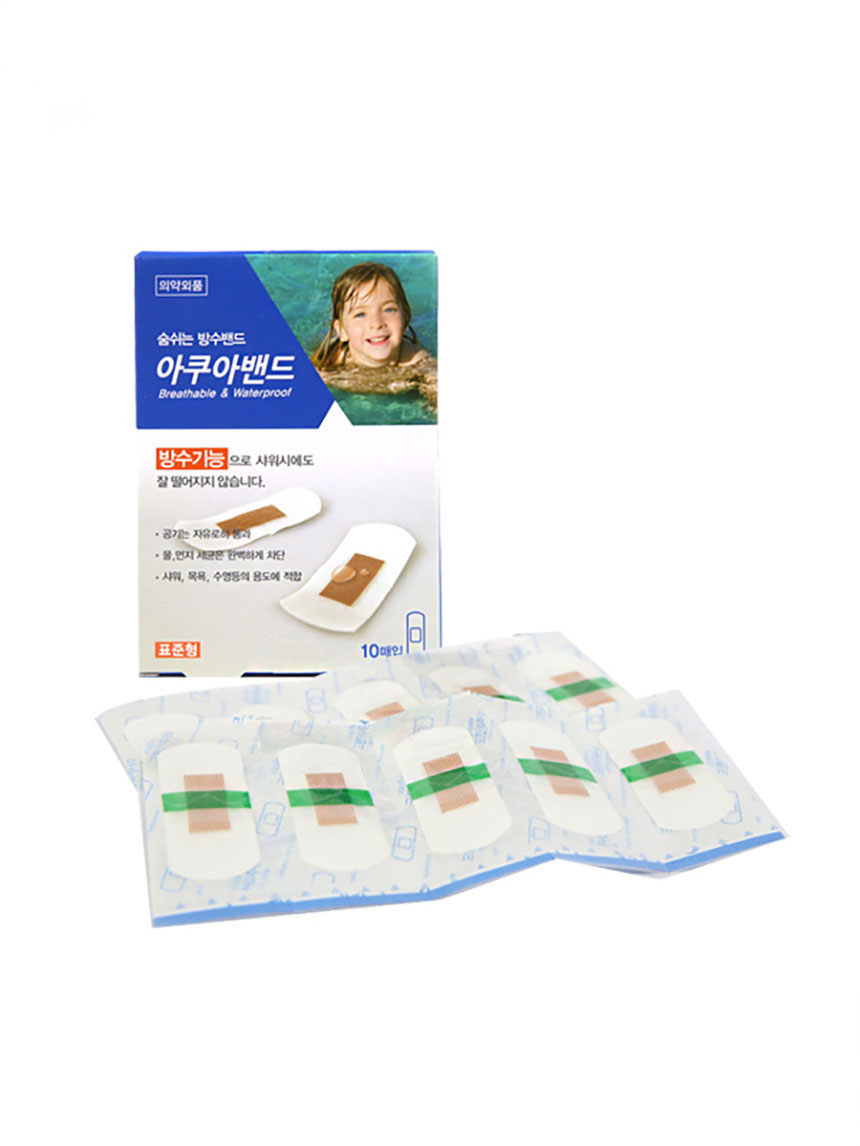 Aqua waterproof band standard type 10 pieces