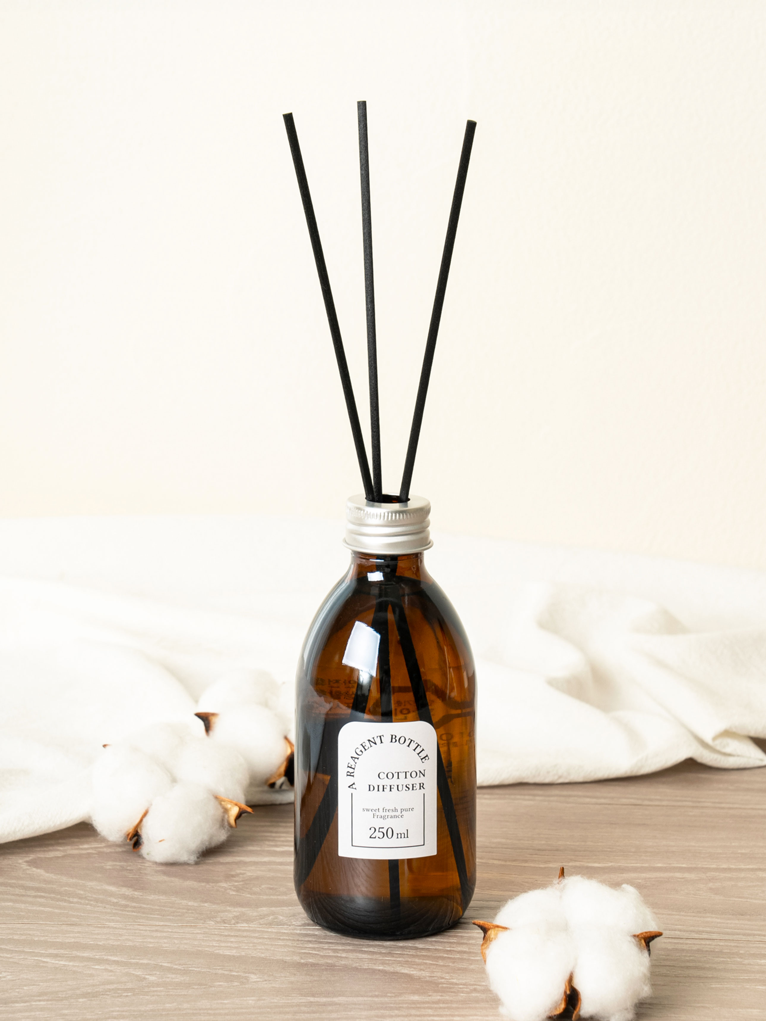 Reagent Bottle Diffuser 250 ml Cotton Scent