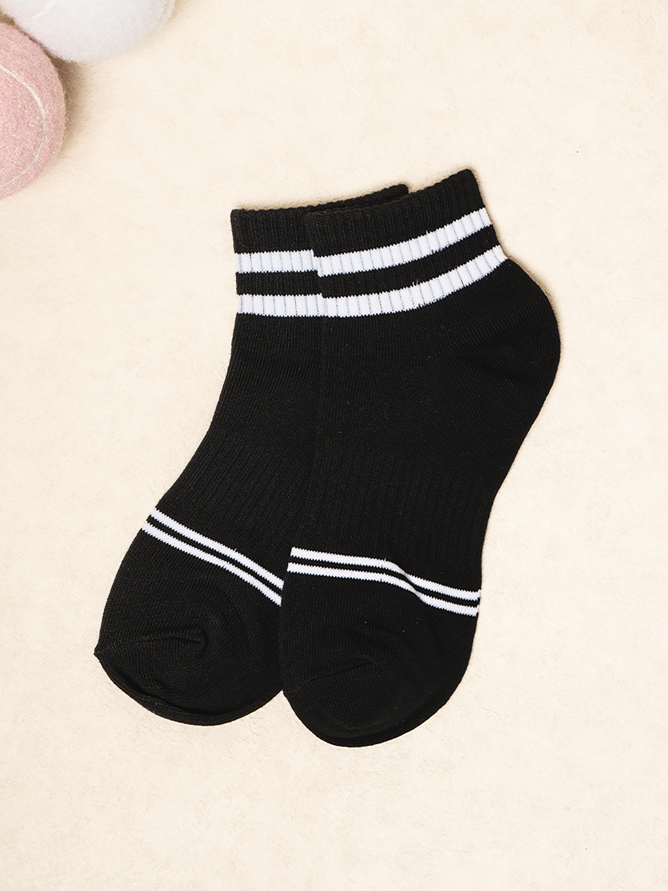 Women's Running Short Socks Black