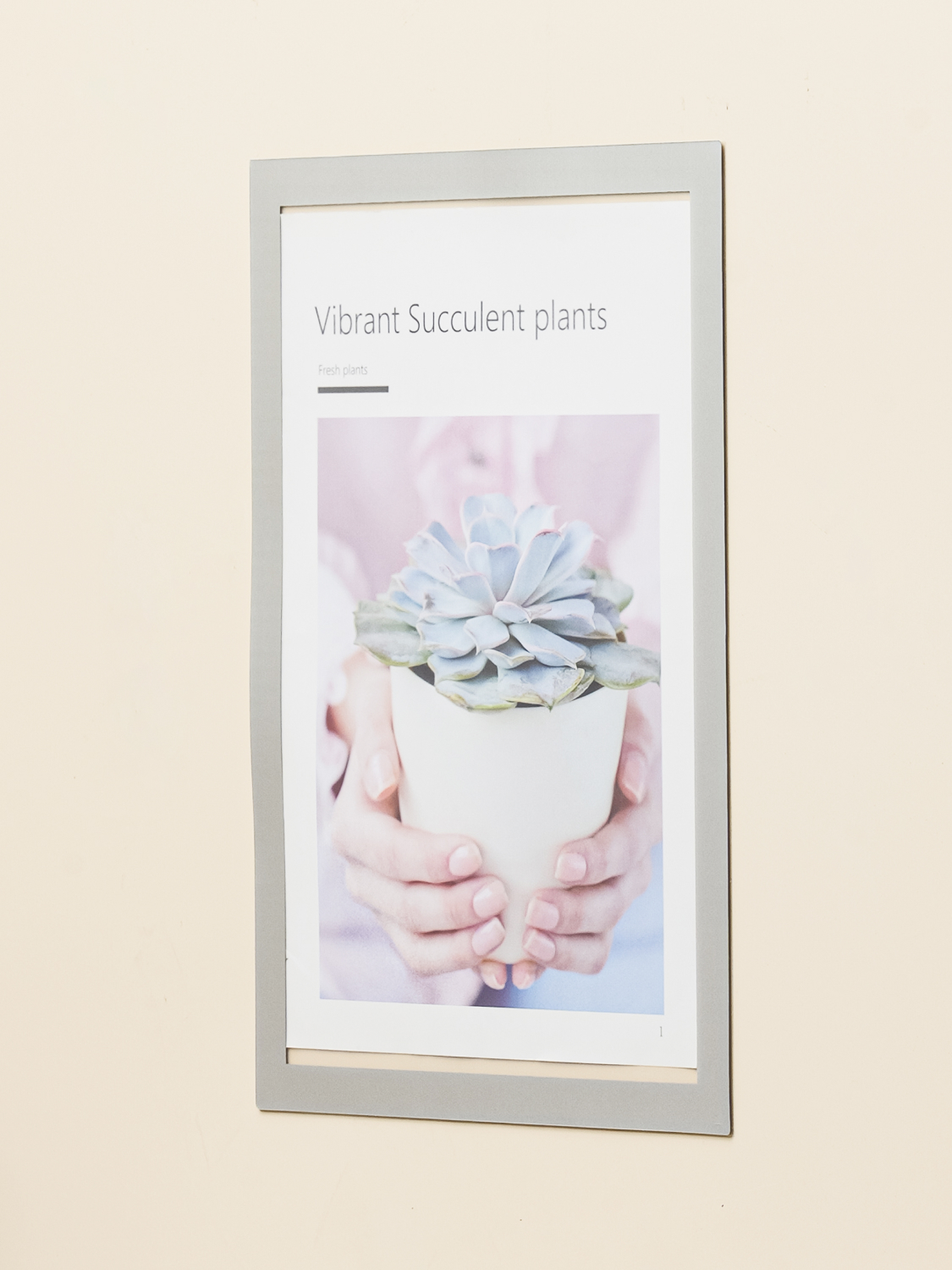 Attached Magnetic Frame Picture A4