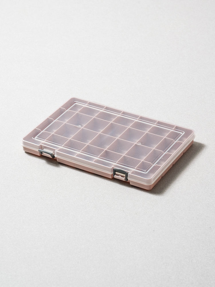 Made in Japan Pony Kasei section case 28 compartments pink