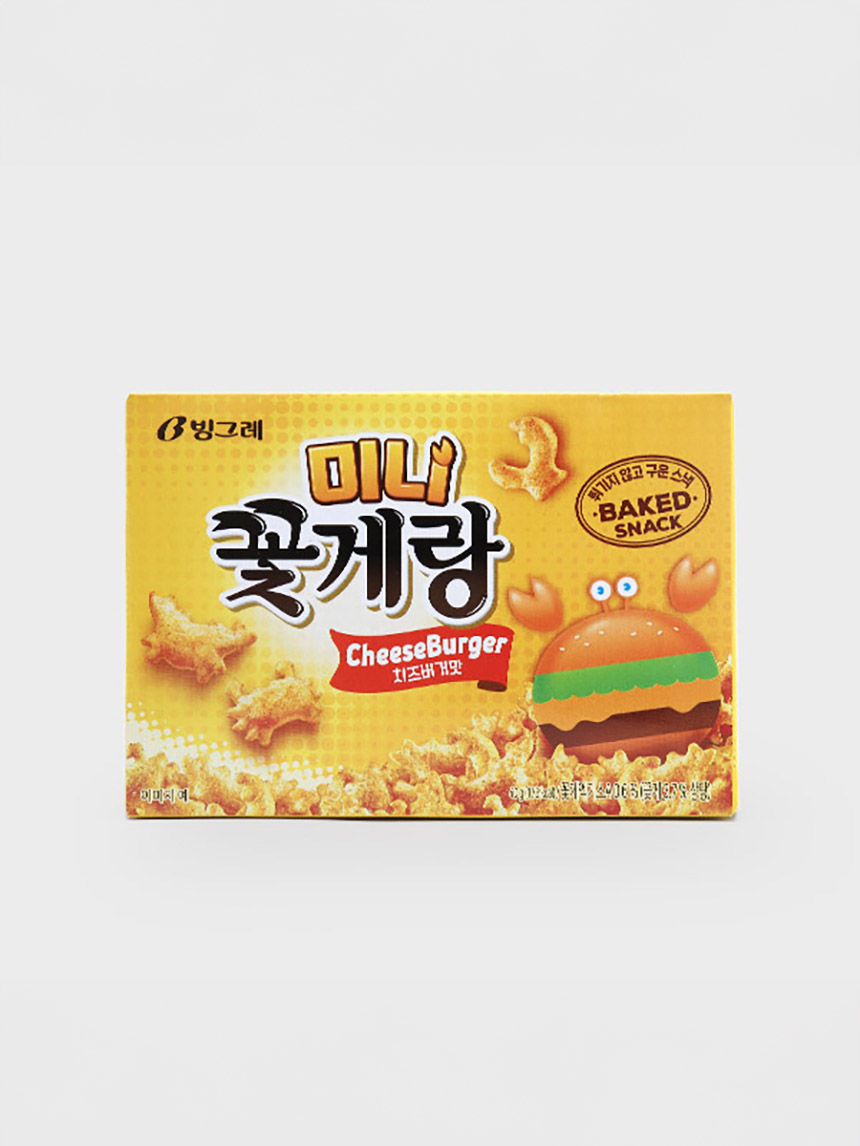 Binggrae Mini Crab and Cheese Burger 40g