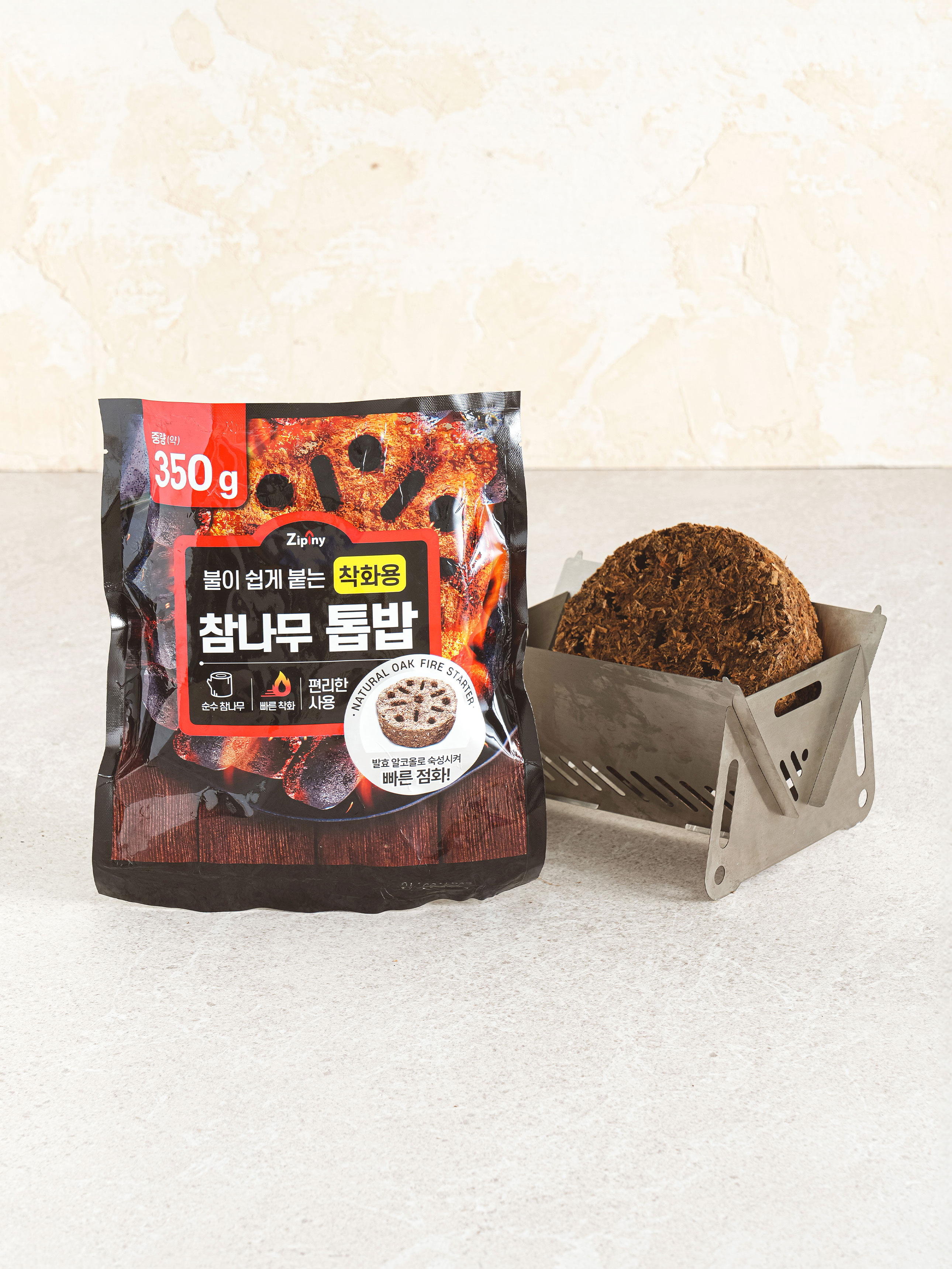 350 g oak sawdust complexing agent