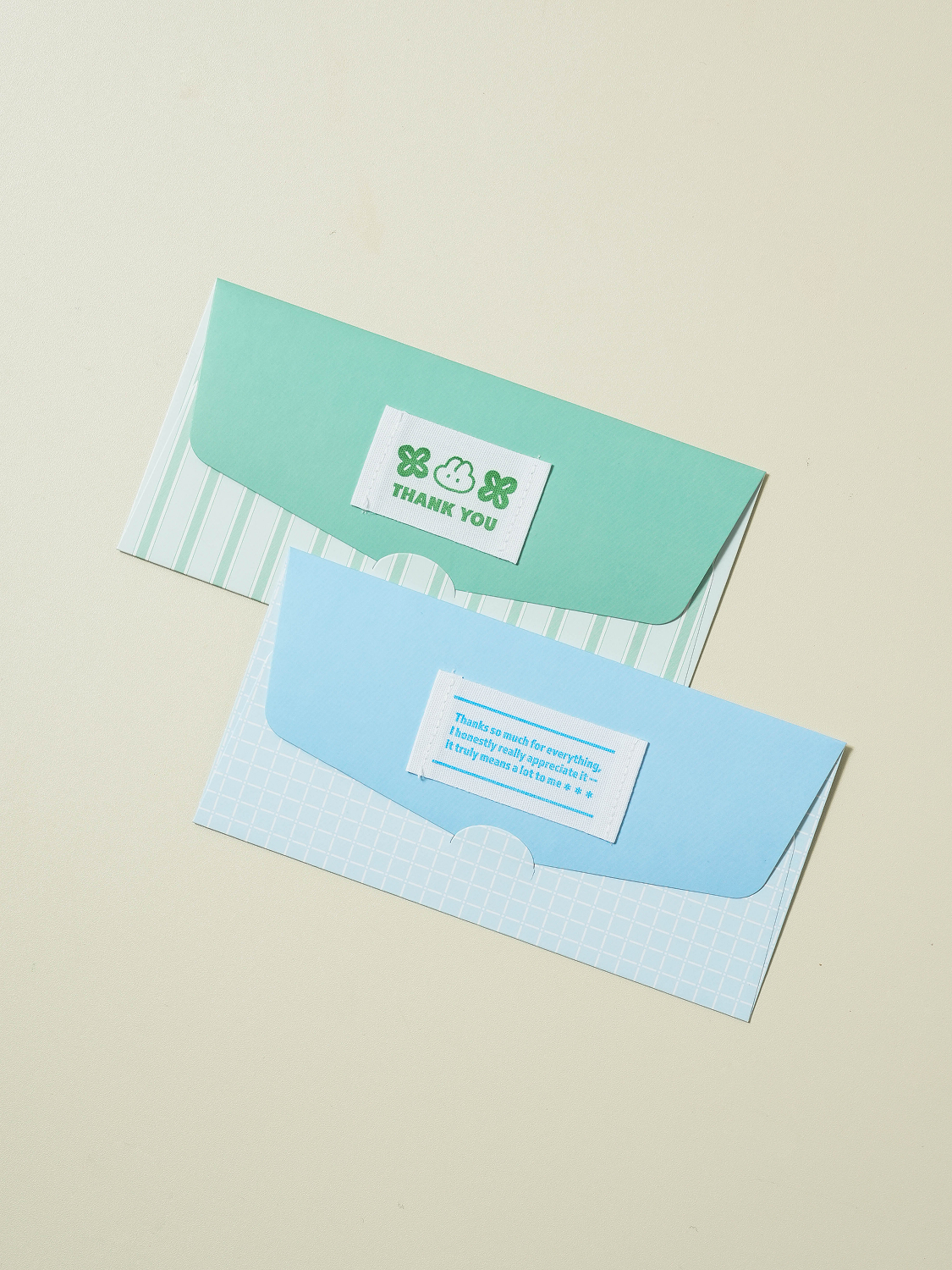 4 labeled envelopes