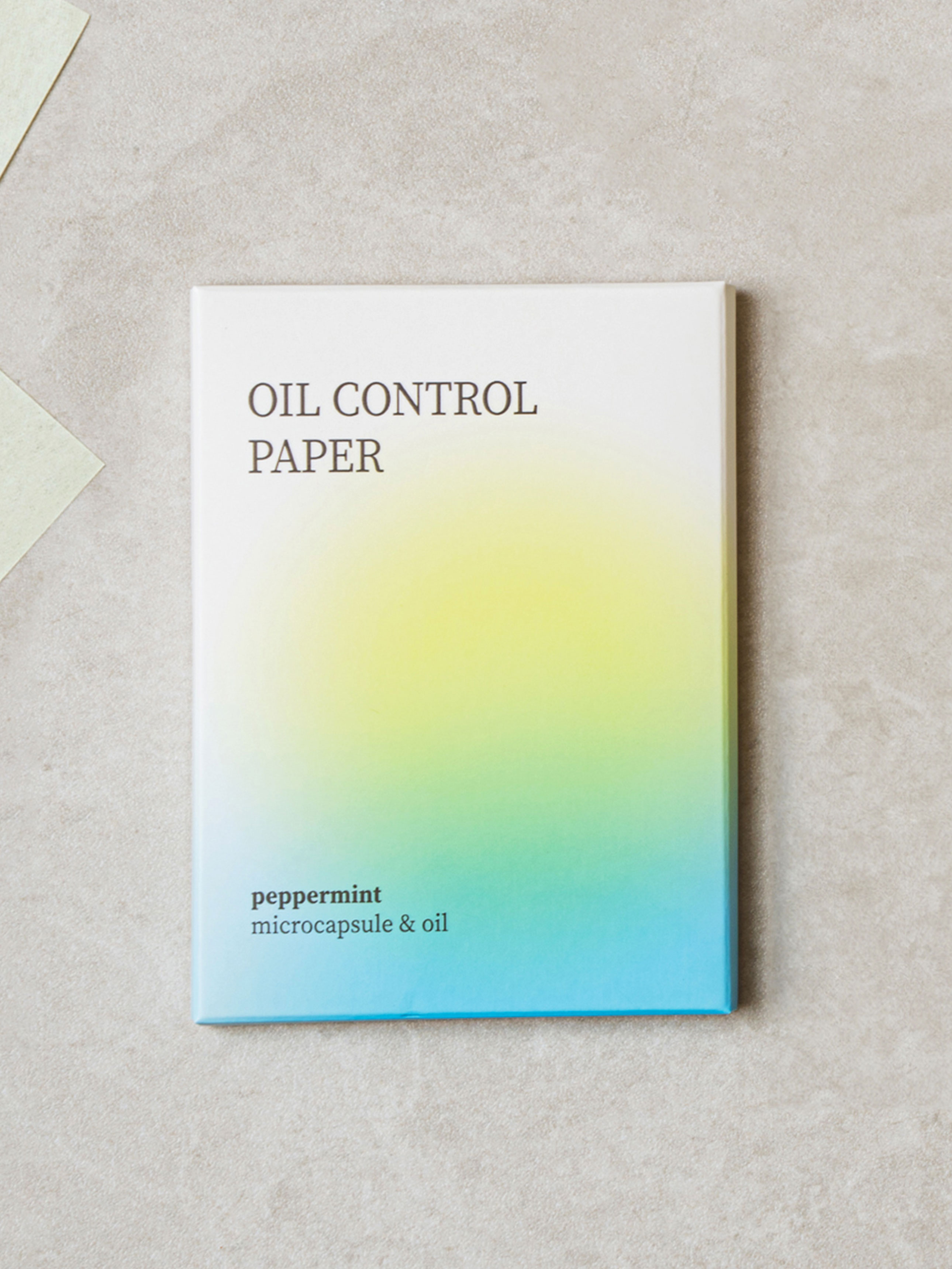 Mint capsule oil paper 80 sheets