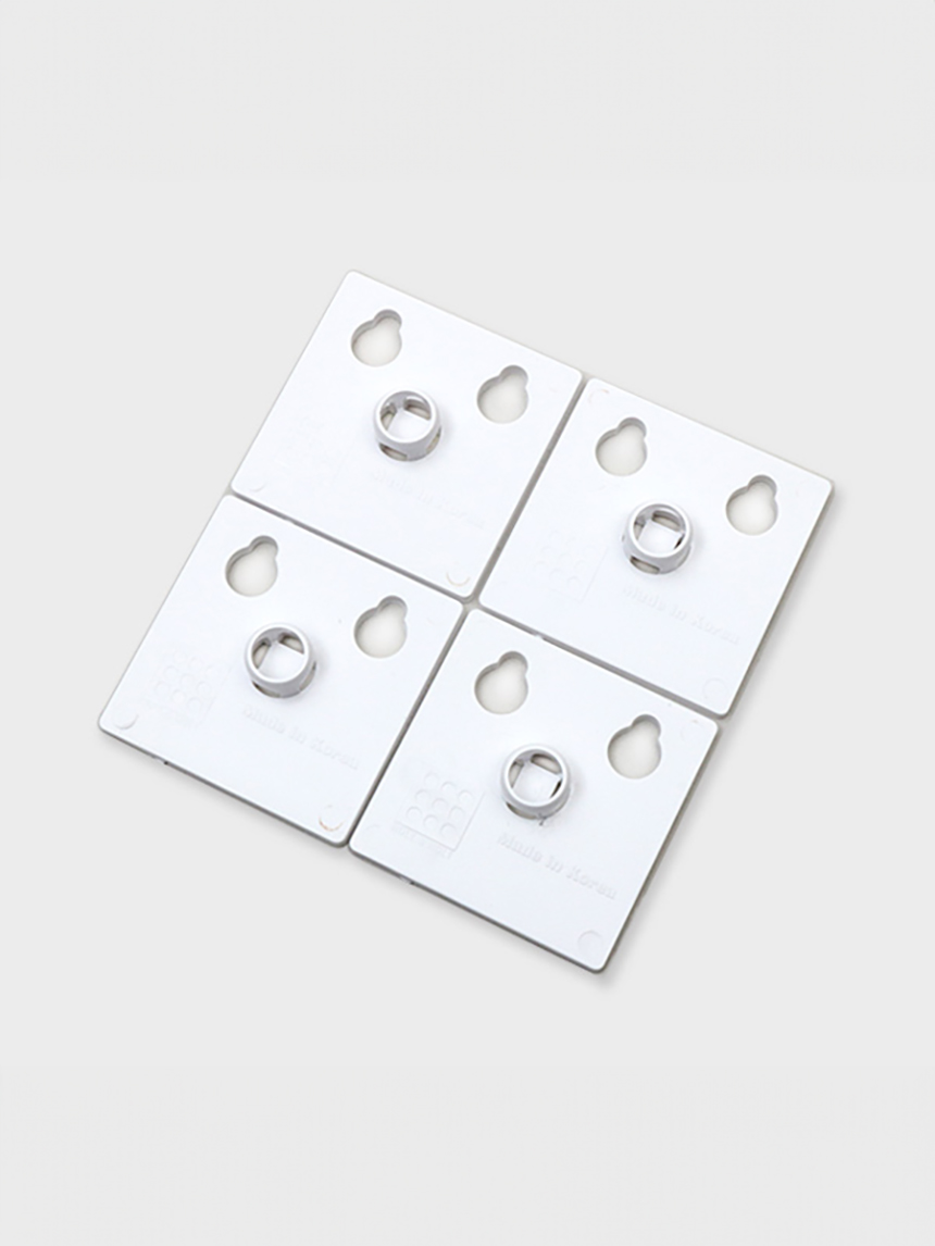 4 bracket tapes for hole-and-hole attachment