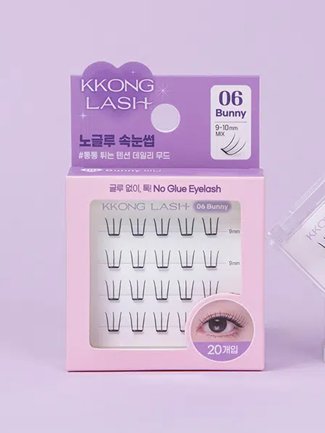 [#6 Bunny] Comfy lash no glue eyelashes