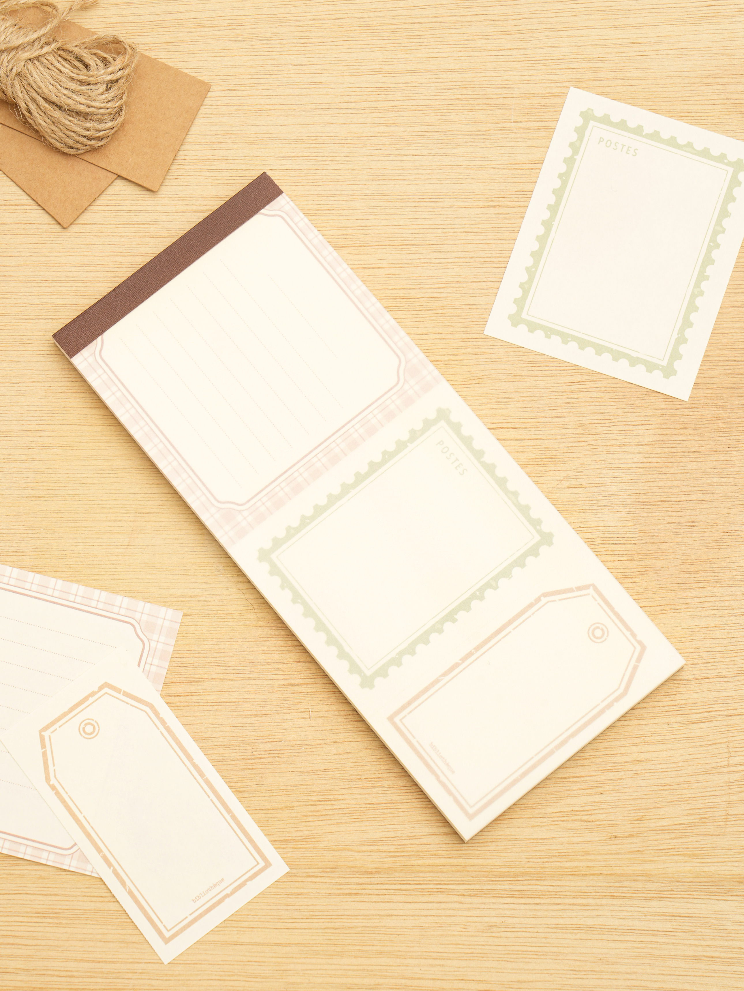 50 vintage tear-off memo pads