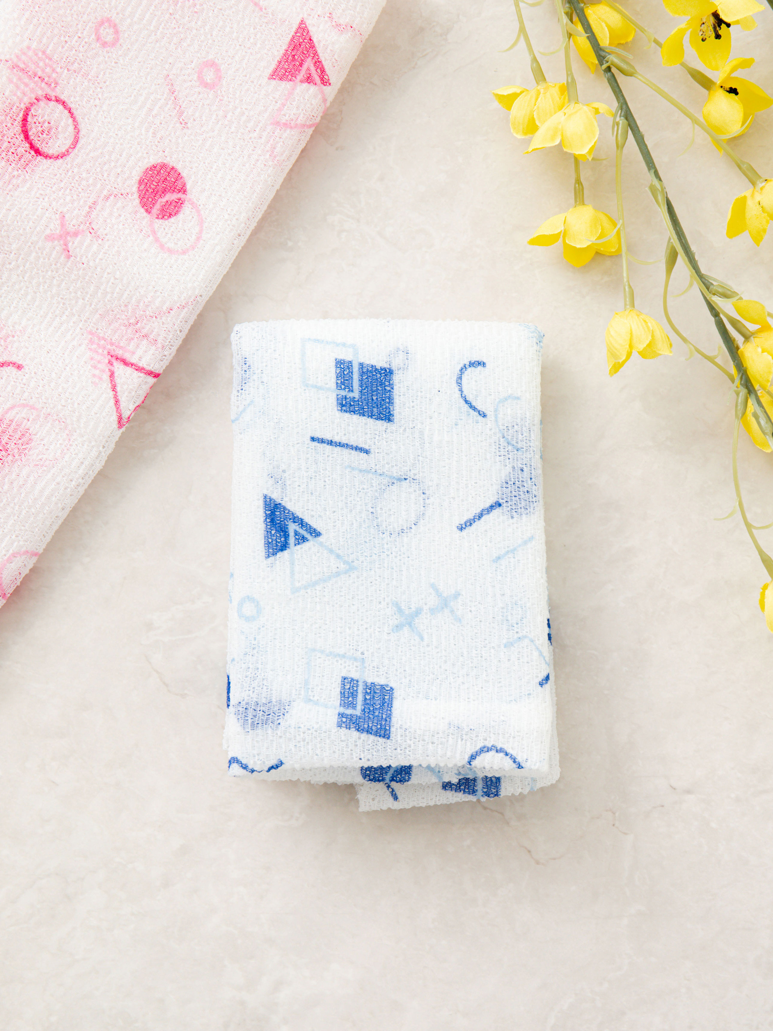 Soft hypoallergenic shower towel 23