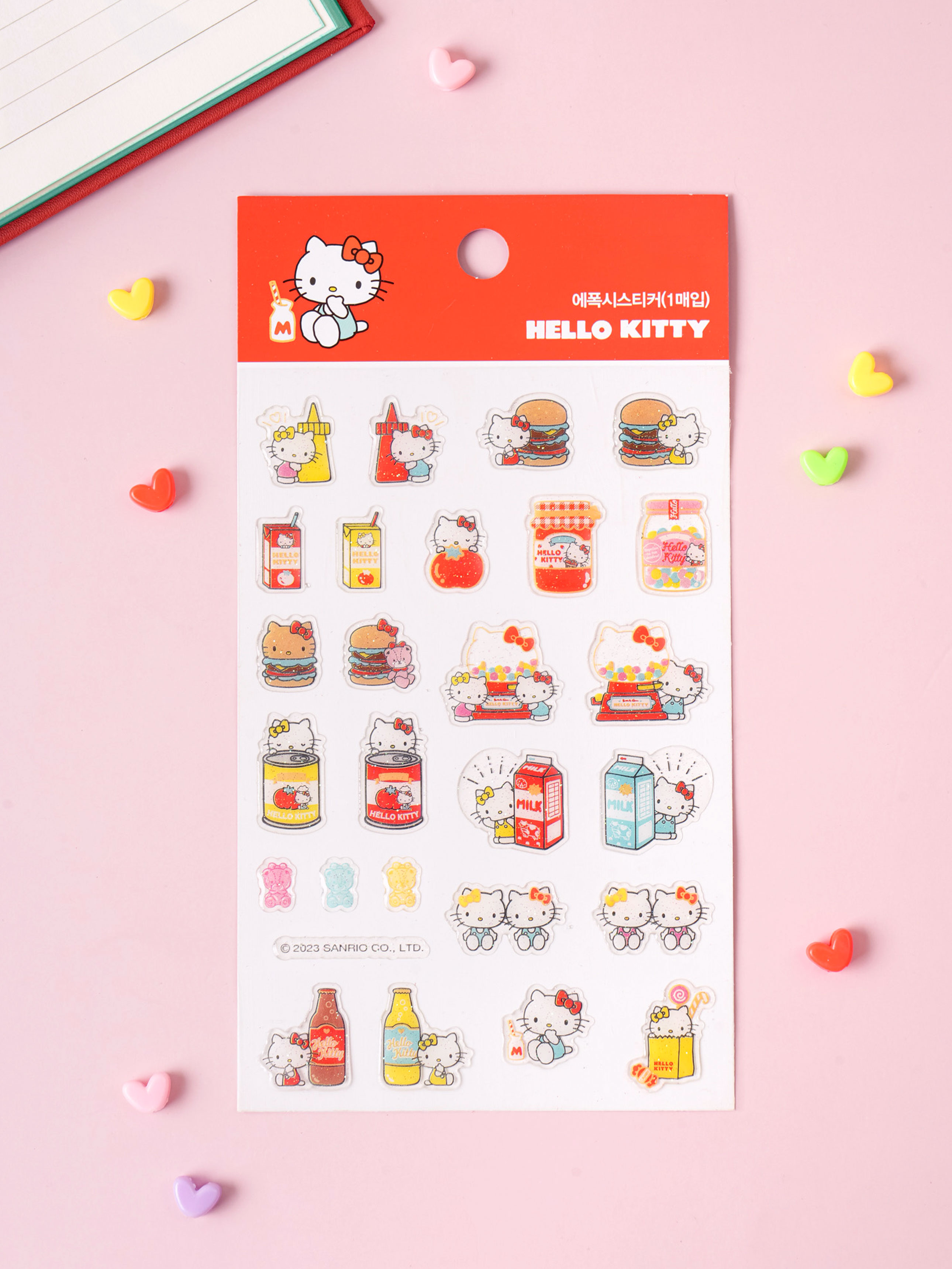 Hello Kitty_Epoxy Sticker (1 piece)