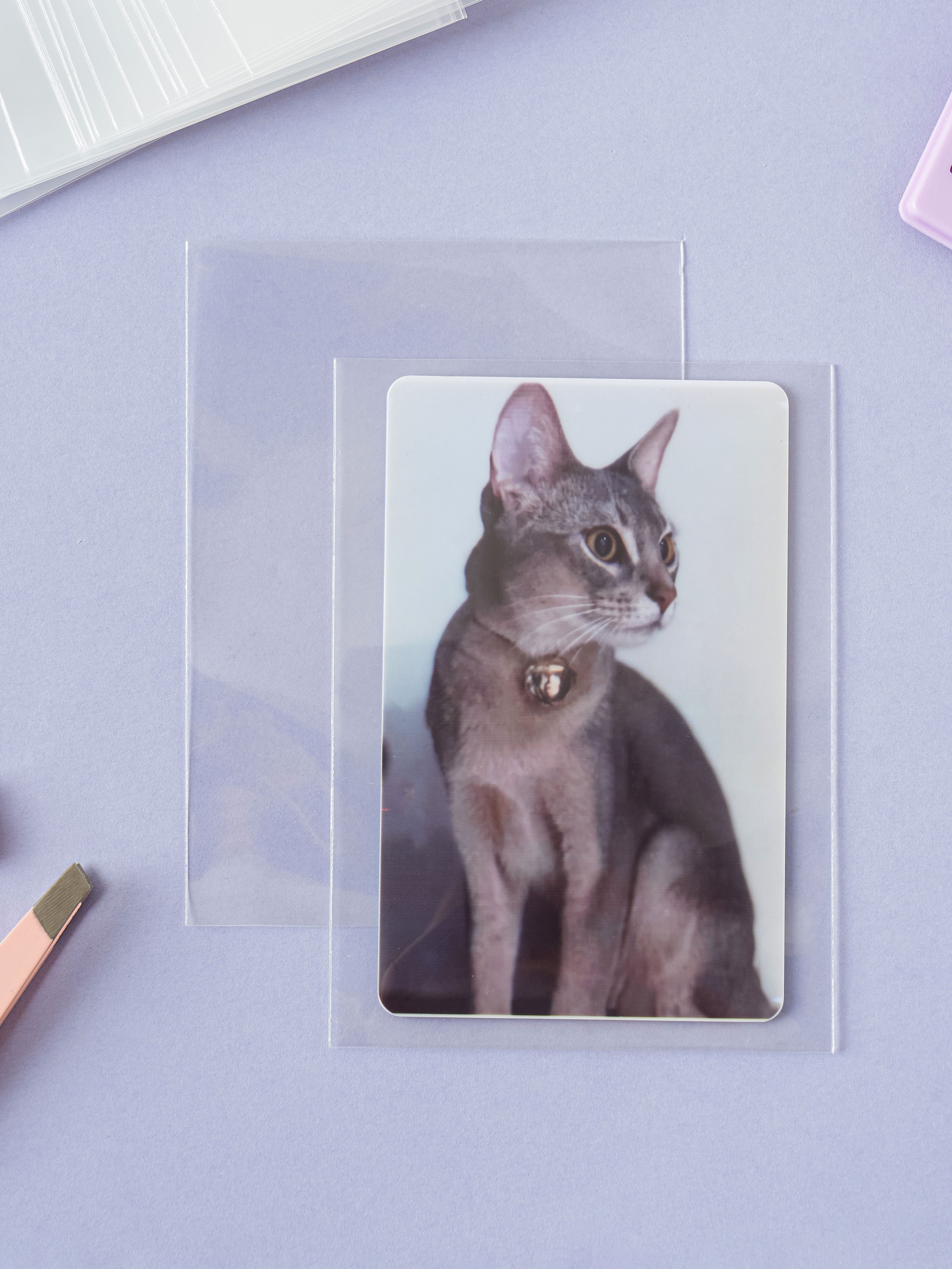 Polku Thick Photo Card Sleeves 30 Sheets High Transparency