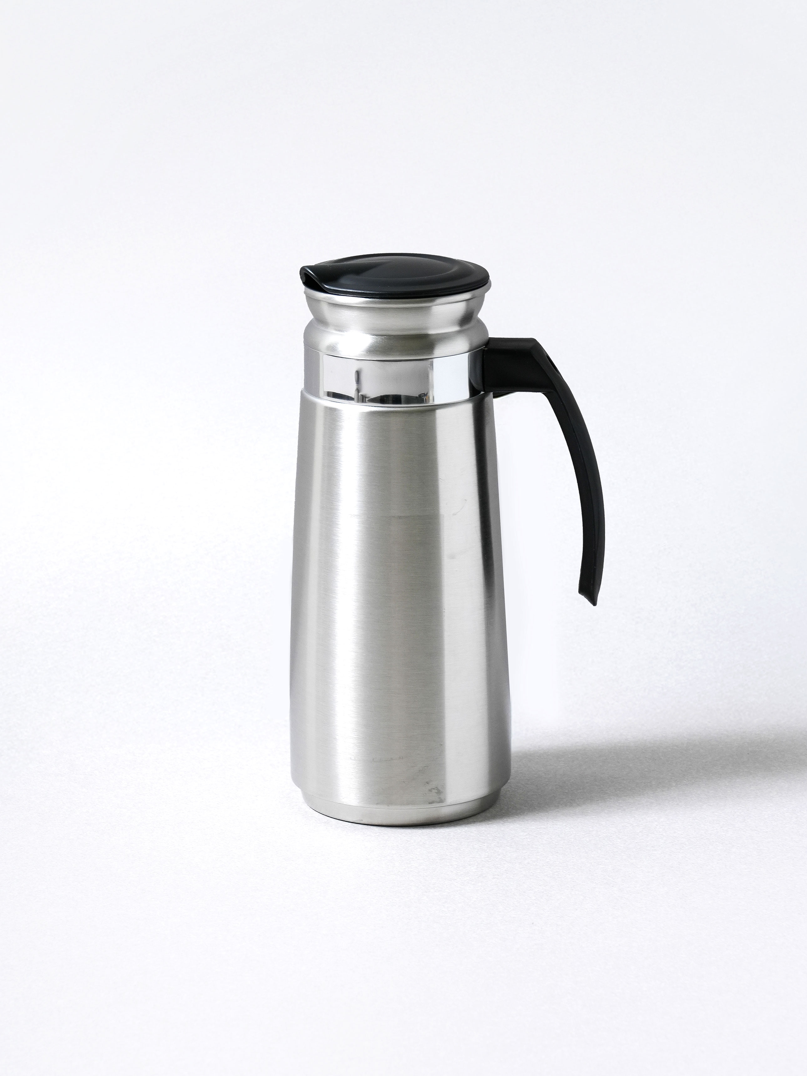 Luxury all stainless steel water bottle 1.3 L black