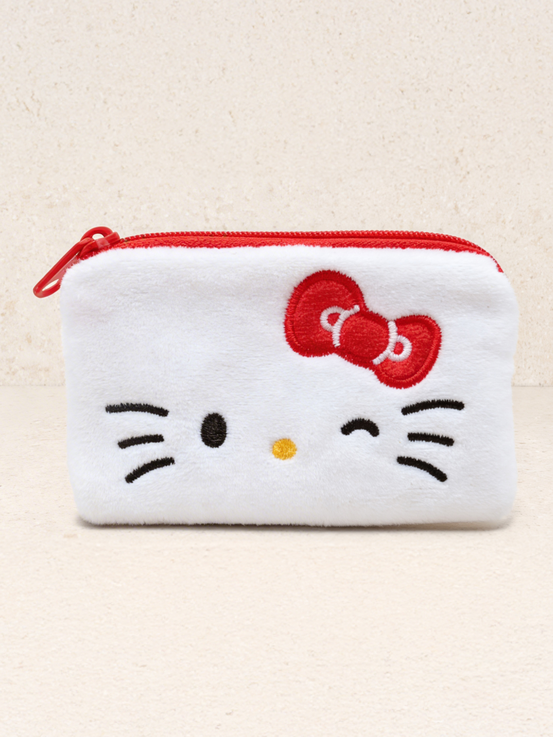Hello Kitty flat embroidery coin purse