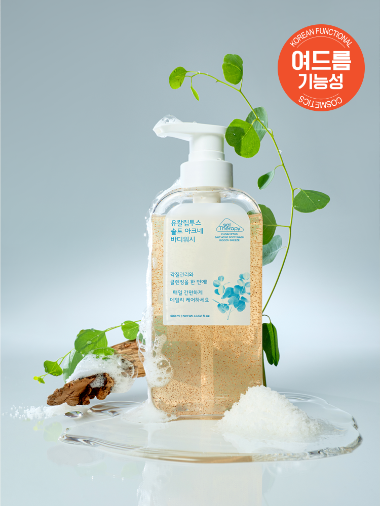 Salt Therapy Eucalyptus Salt Acne Body Wash Woody Breeze 400 ml
