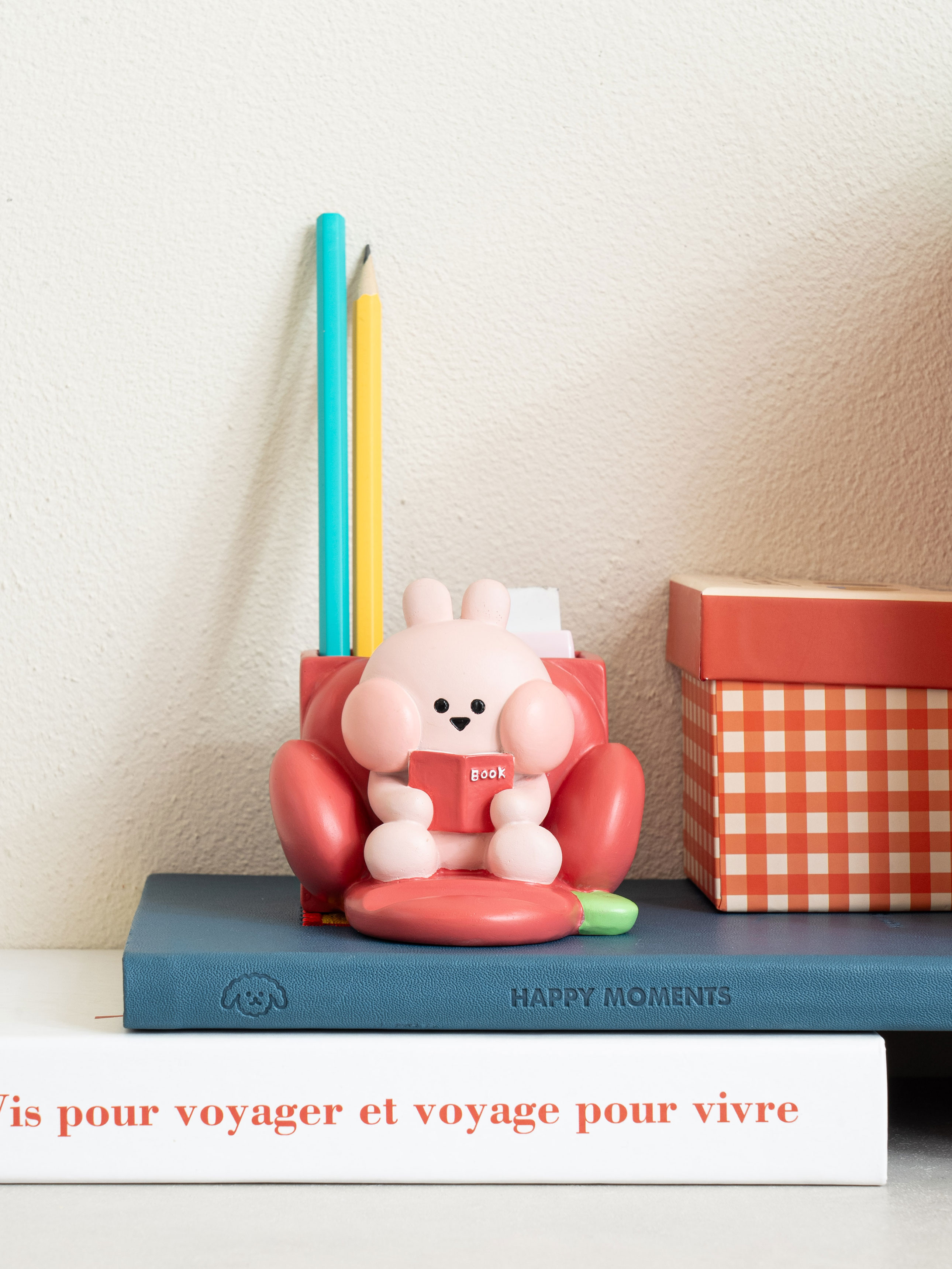 Multi-purpose storage box for friends with chubby cheeks