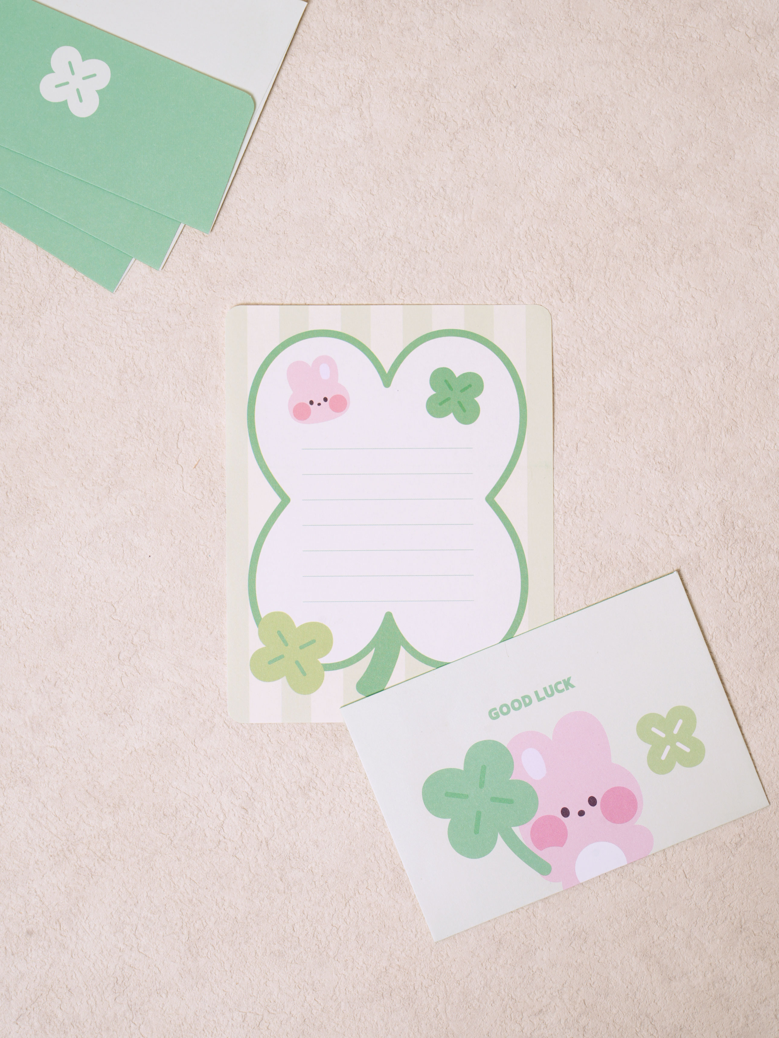 mini bunny letter set