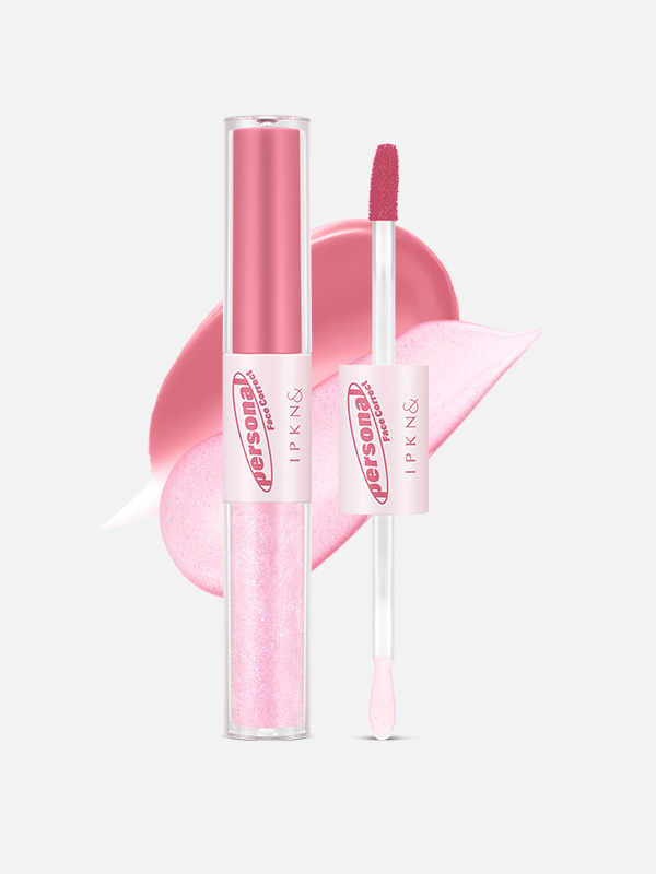 IPKN Personal Tone Tinted Gloss Duo Hug Pink