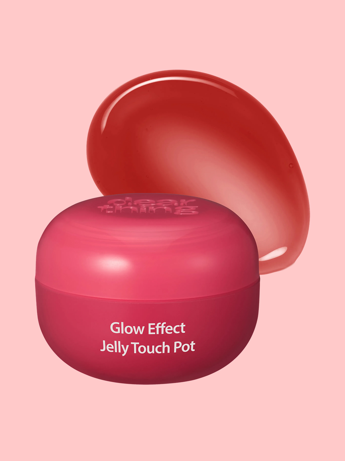 [04 Cherry Drop] Milk Touch Dear Thing Glow Effect Jelly Touch Pot