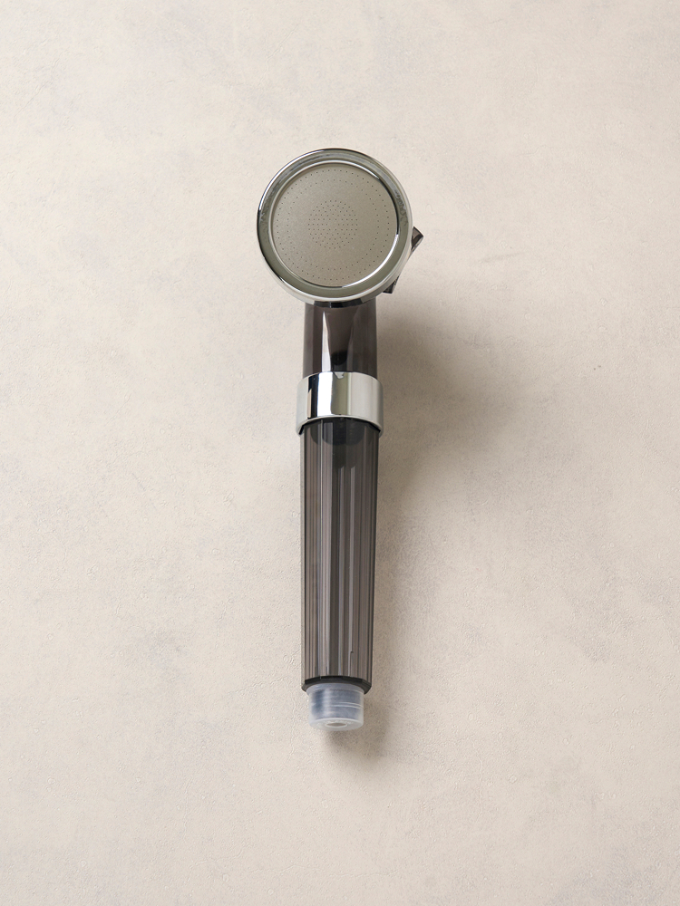 3-function laser shower head black