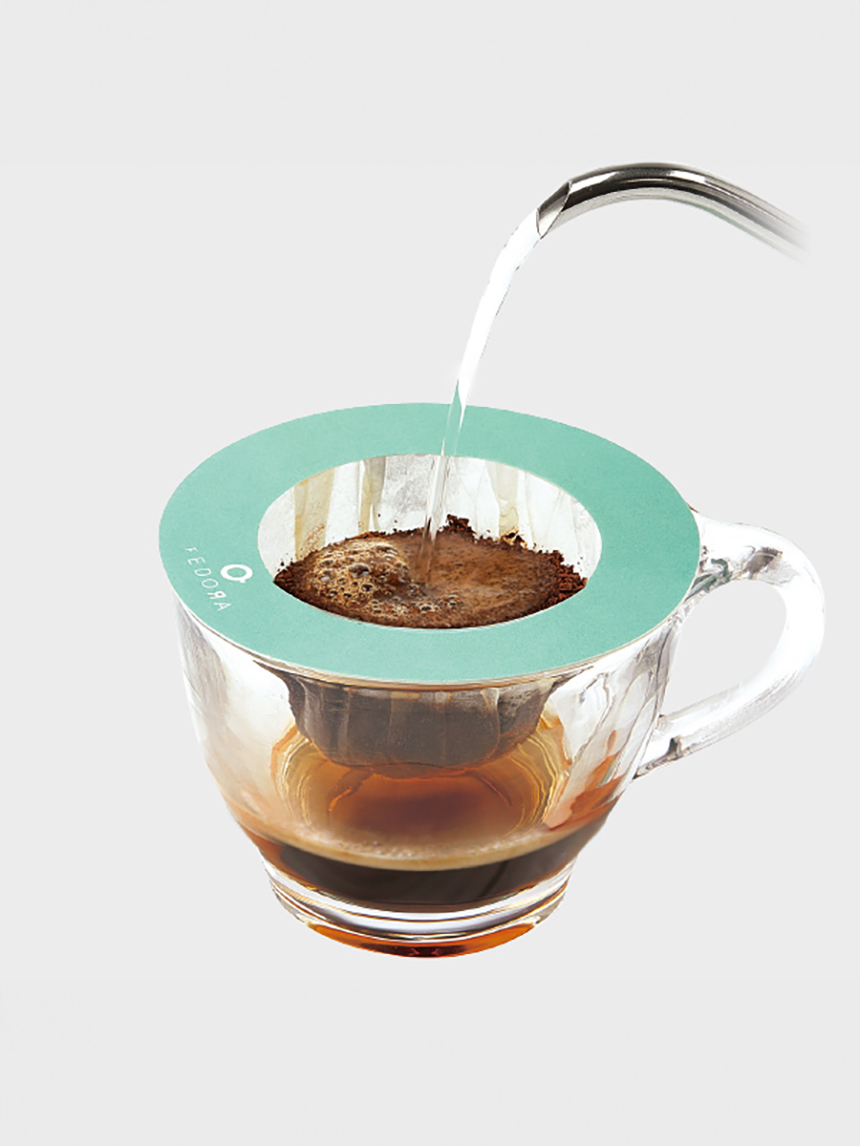 15 fedora-shaped coffee filters