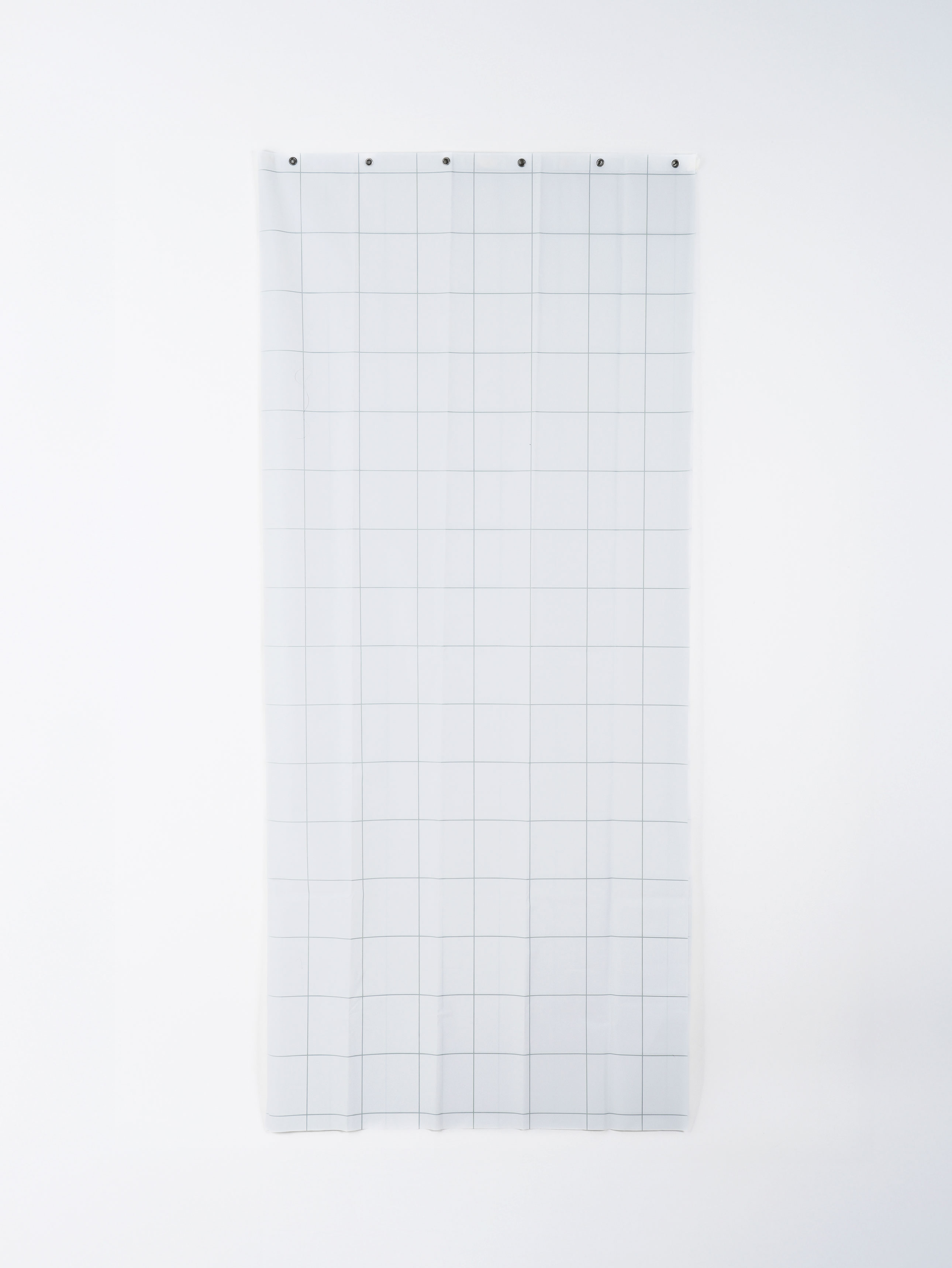 Modern gray shower curtain (approx. 180X200) thick type_white