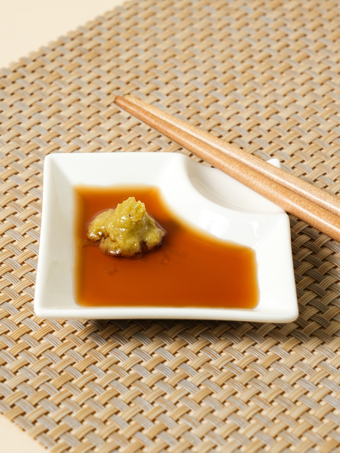 Square bell paper and chopstick rest