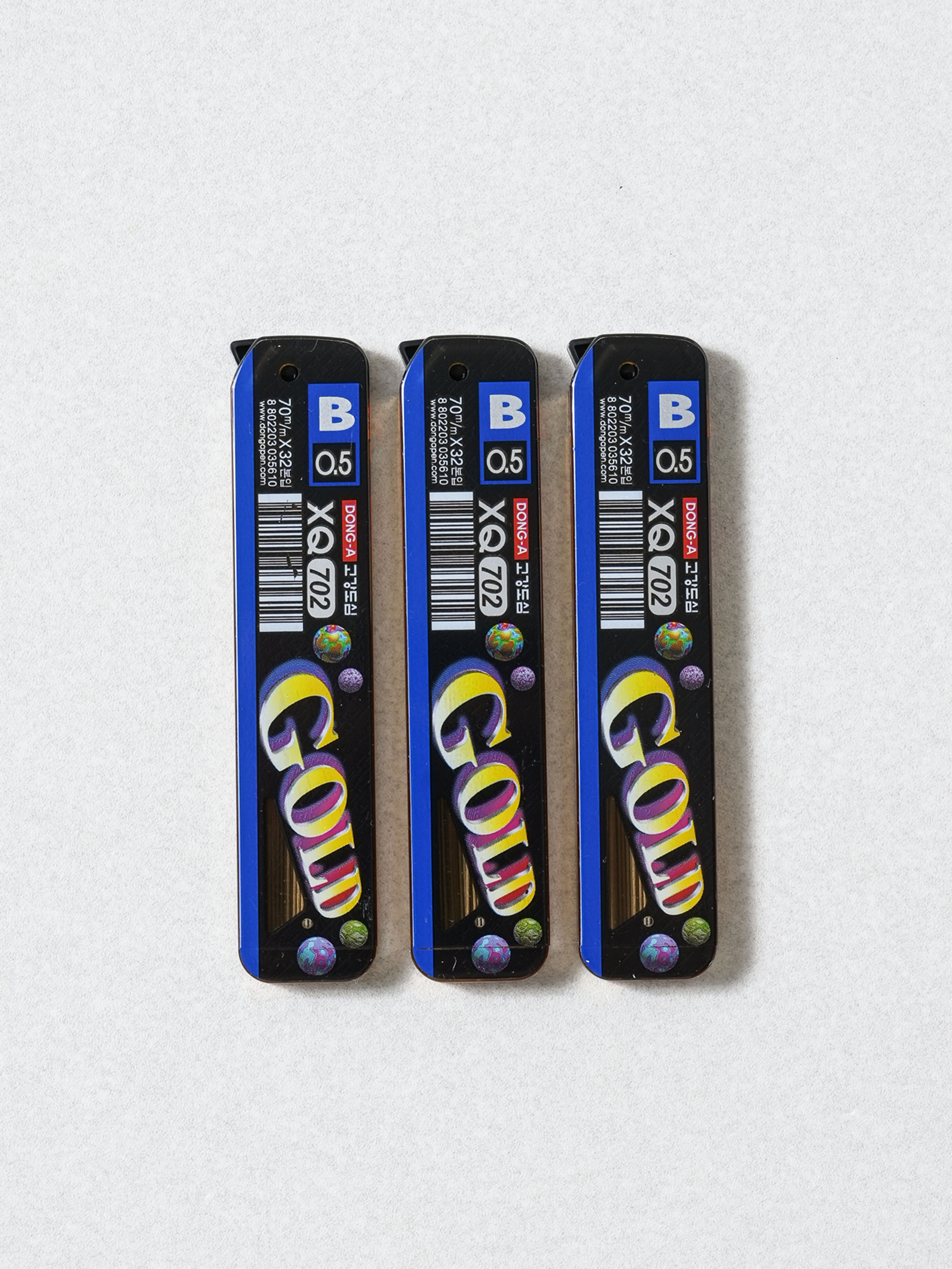 Donga XQ 702 Gold Sharp Lead 0.5 mm B Lead 3pcs