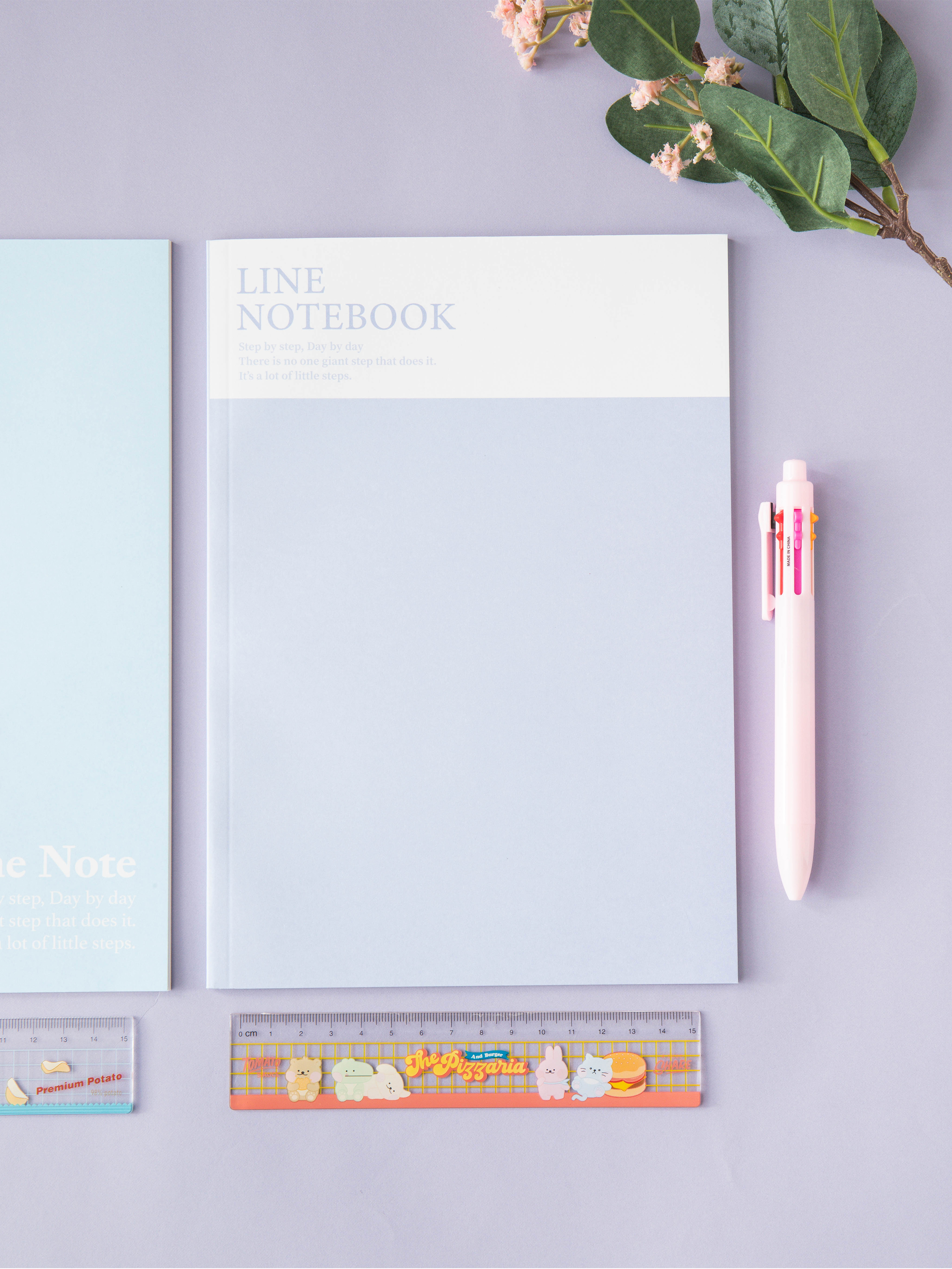 Binding Simple Wired Notebook B5 24 Sheet 2 Volume Set