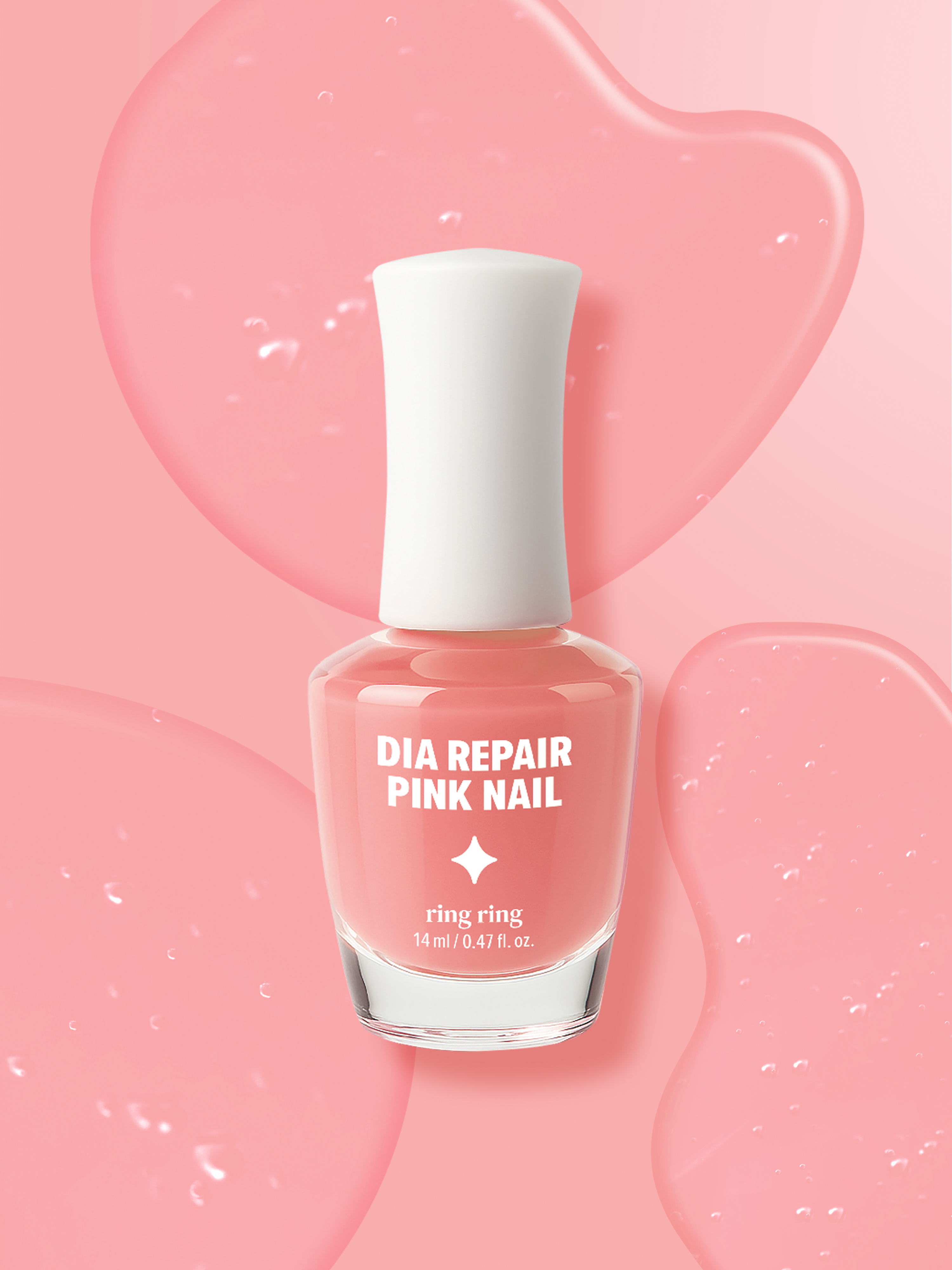 Ringling Your Nail Diamond Pink Nail