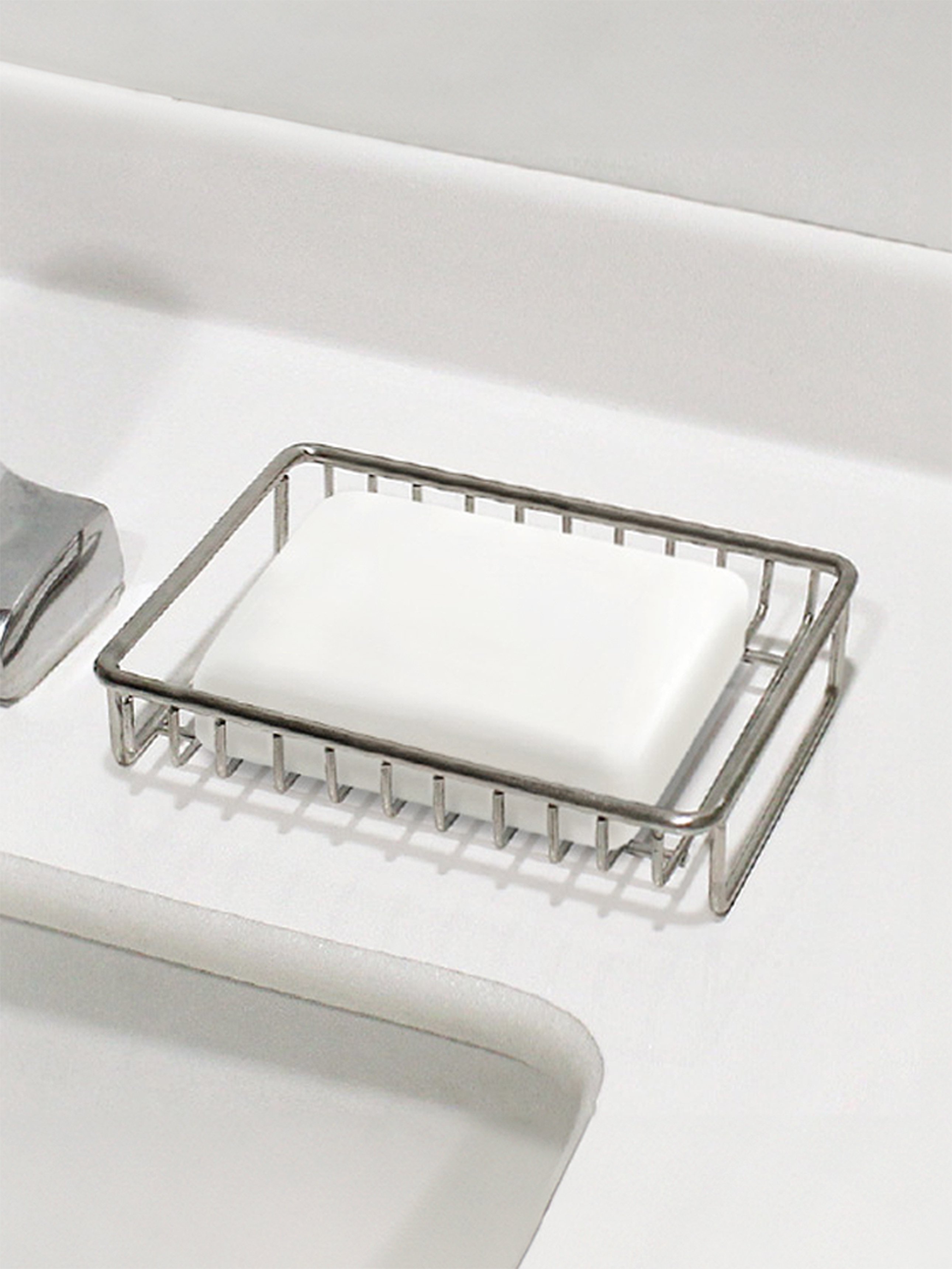 stainless steel soap dish