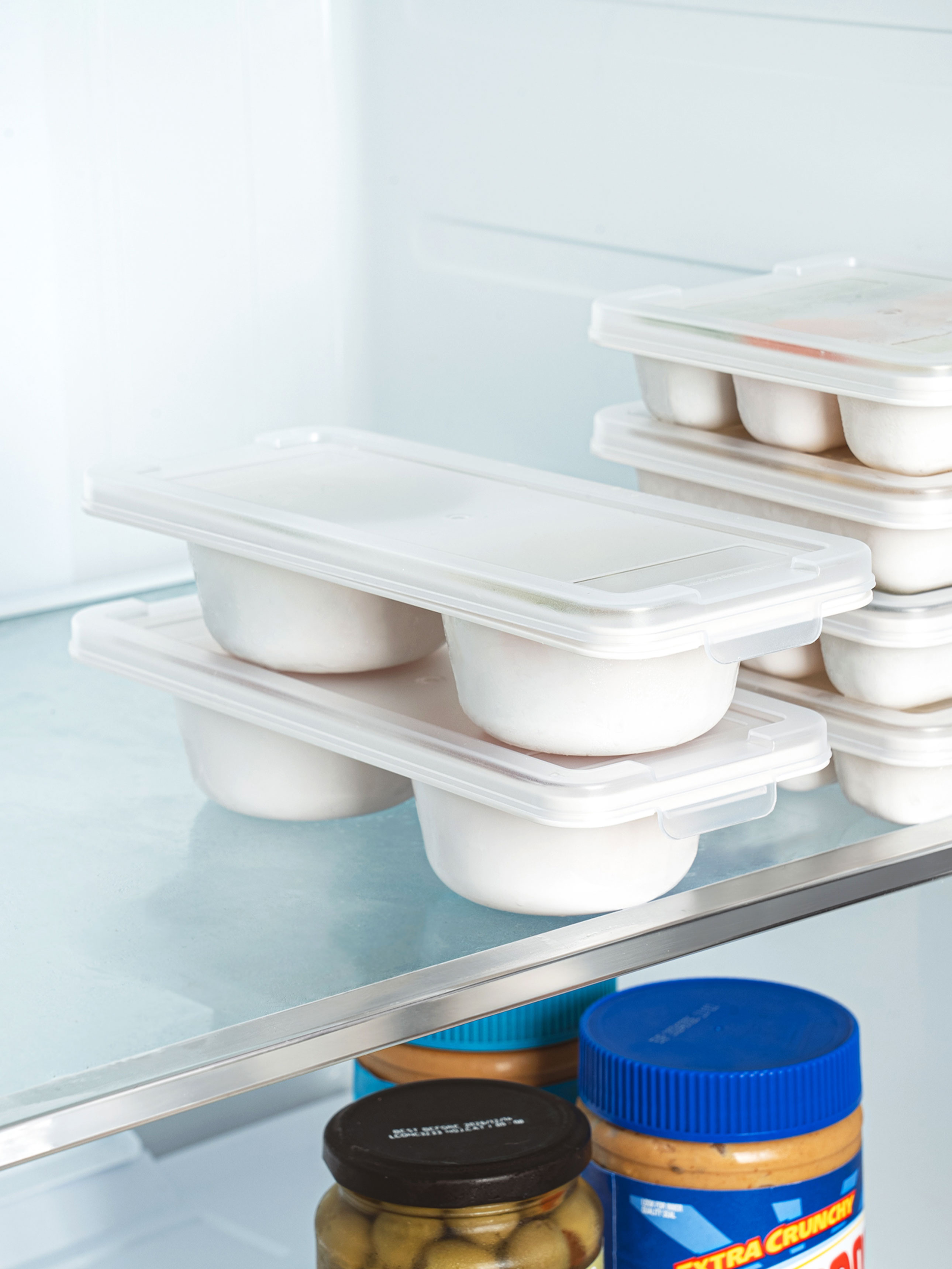 Japanese-made multi-purpose round portioning container 110 ml