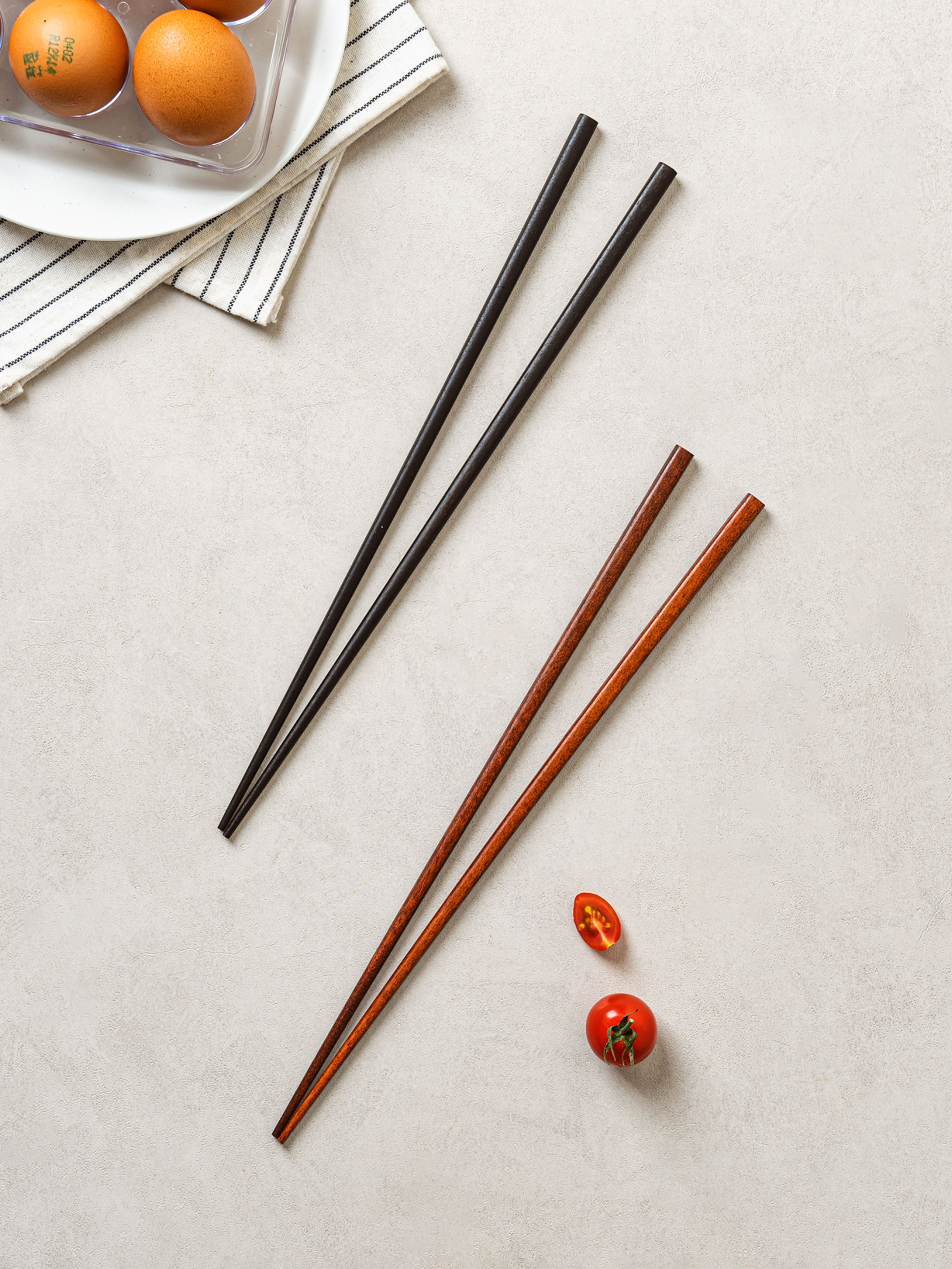Set of 2 ironwood tempura chopsticks