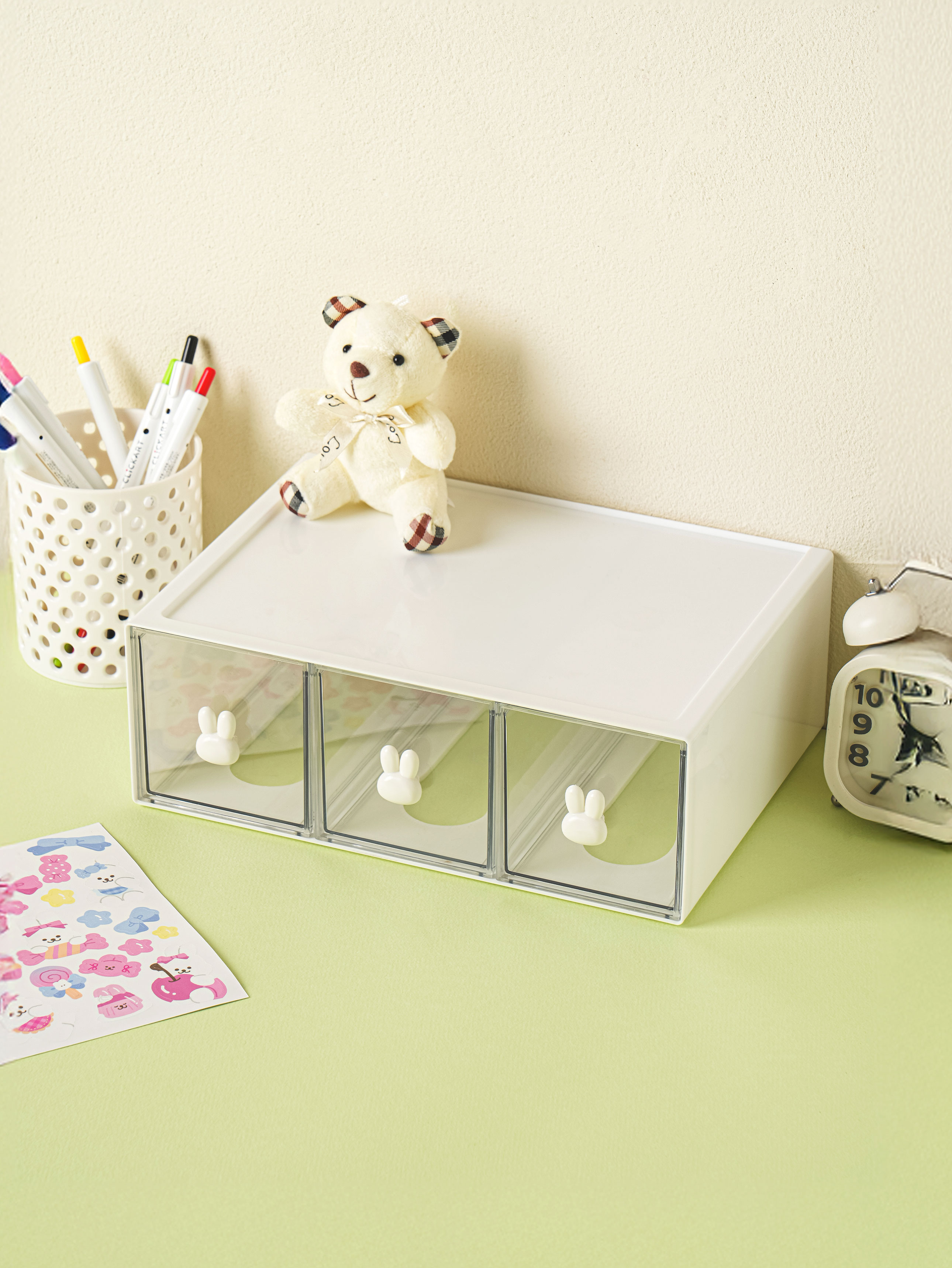 Deco sticker chest of drawers 3 drawers