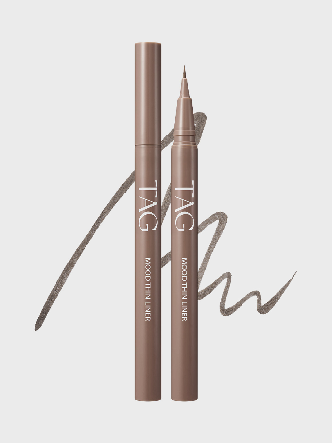 [No. 2 Naughty Brown] Tag Mood Thin Liner