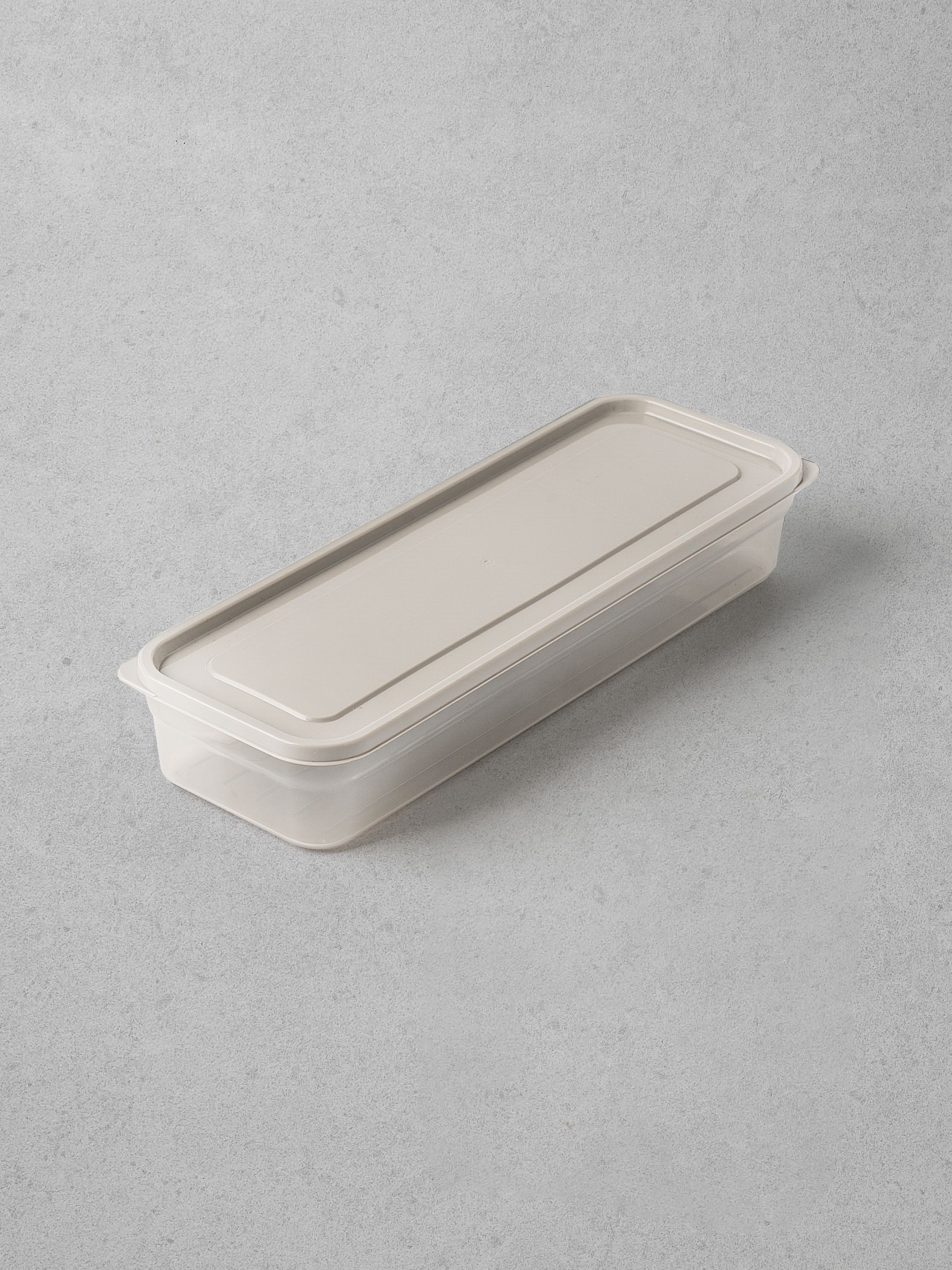 Flexible soft storage container 1.25 L gray