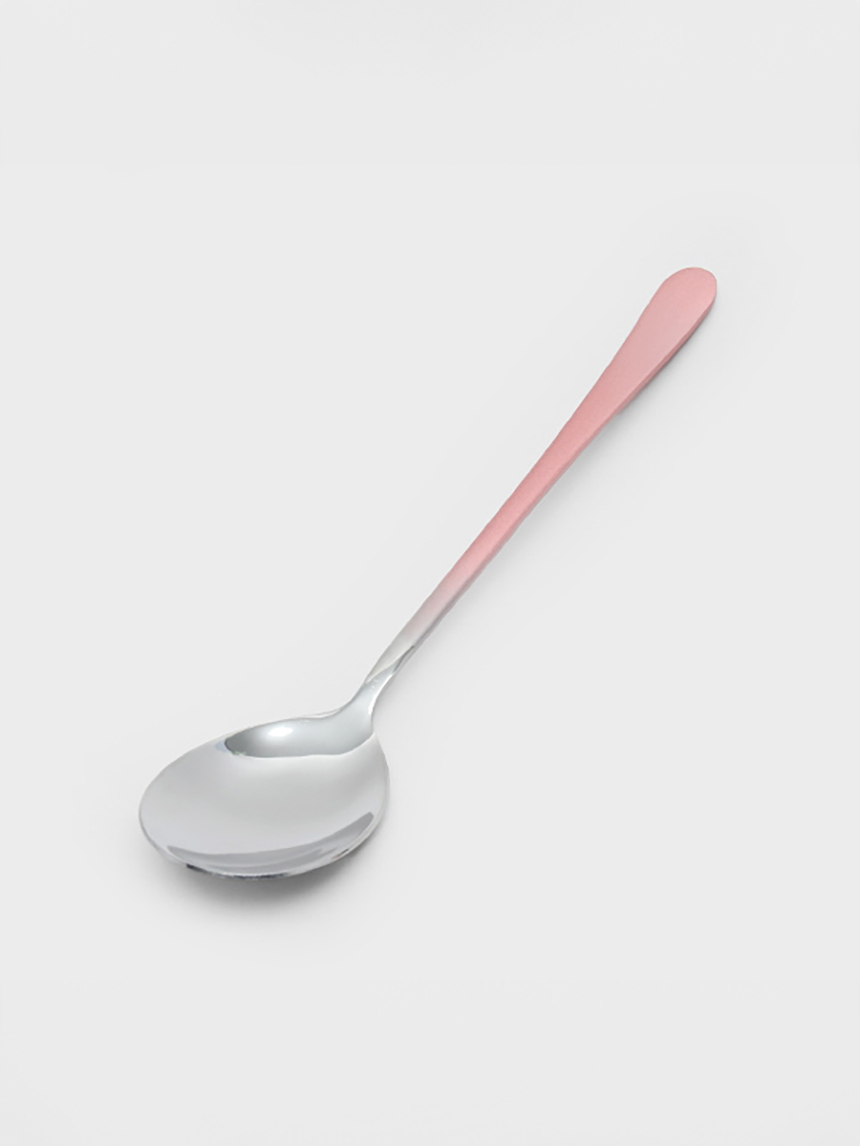 Pearl color stainless steel tableware spoon